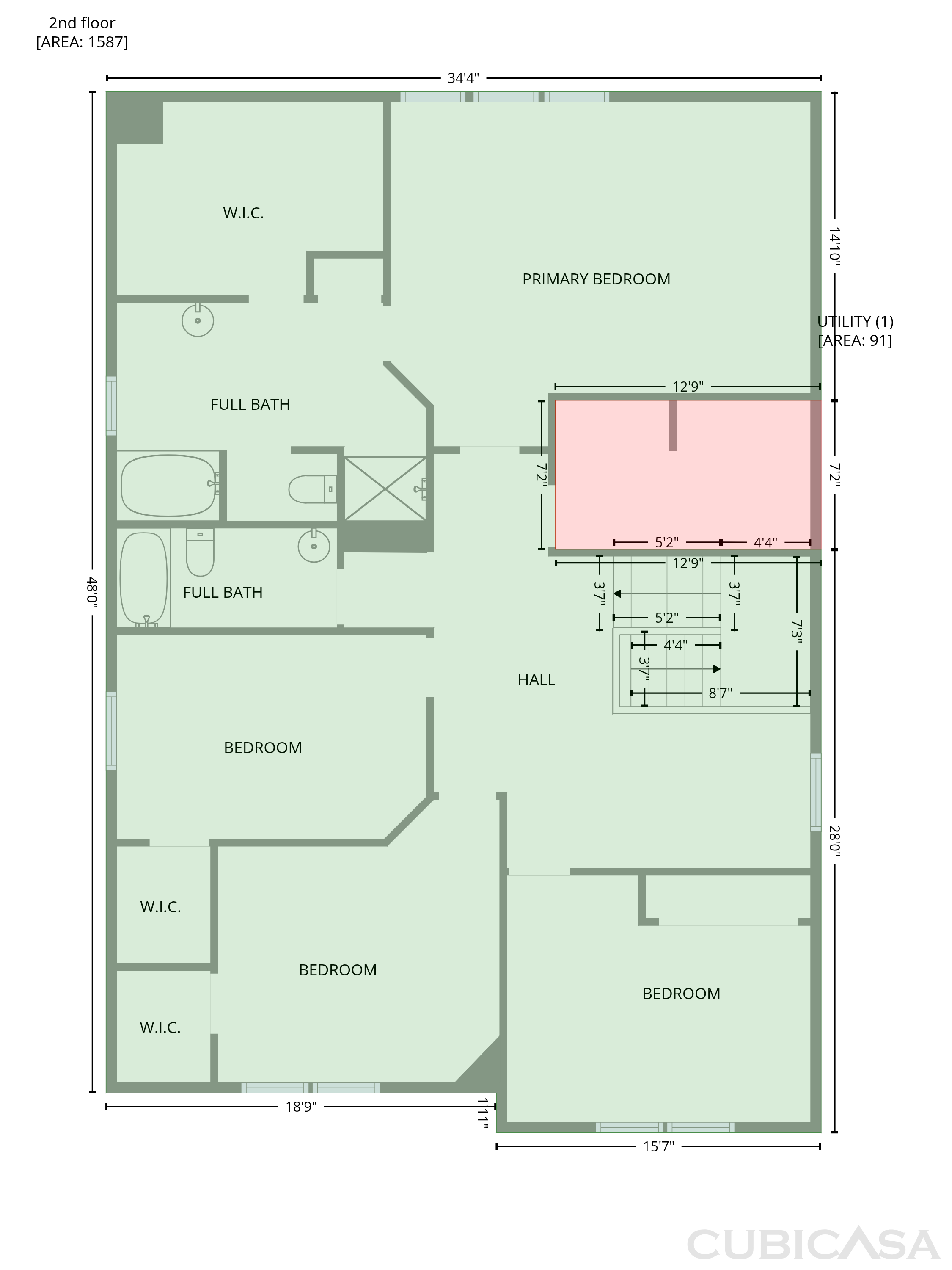 Second Floor of 382 Kendall Dr, Winston Salem, NC