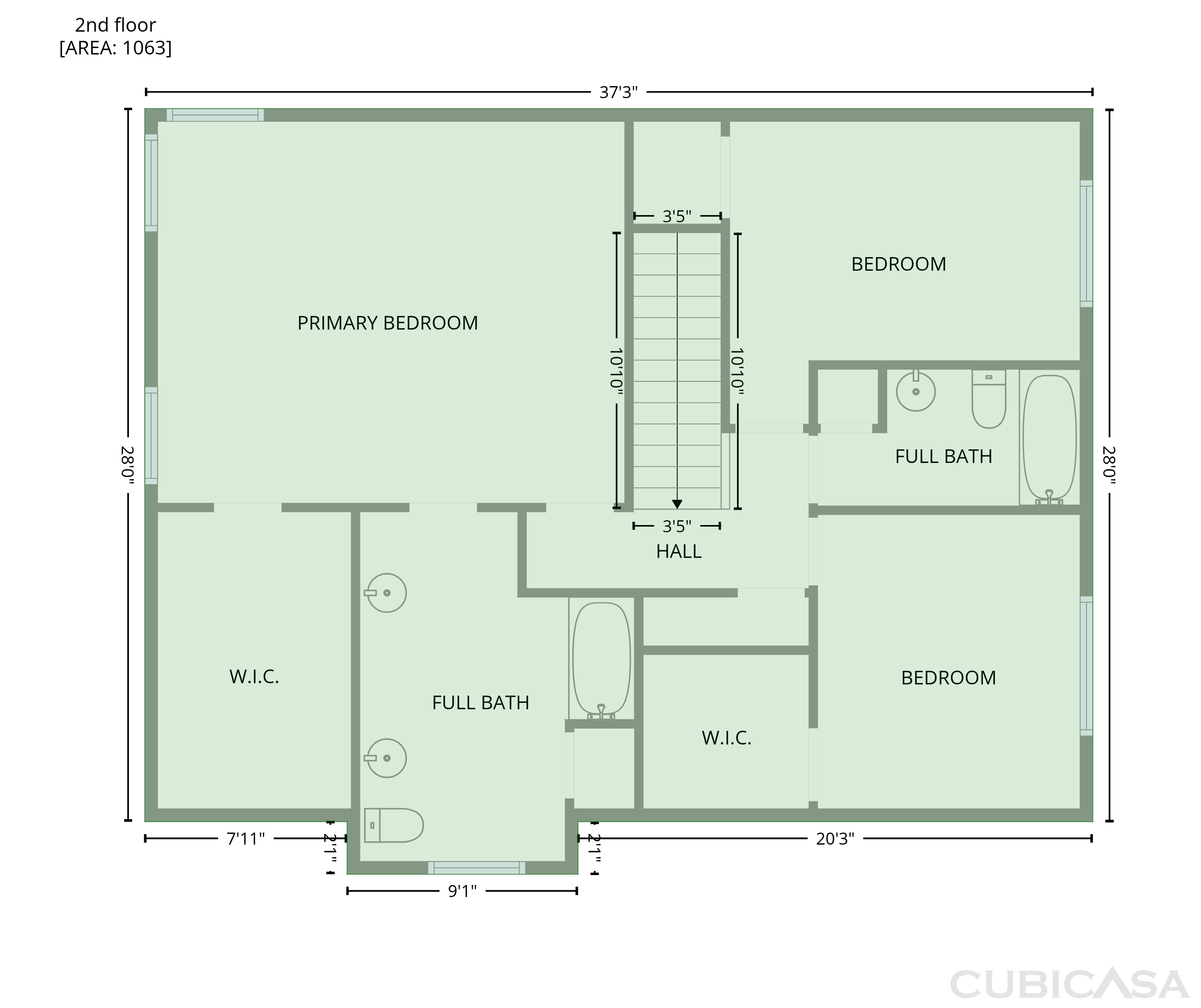 Second Floor of 10967 Cedar Park, San Antonio, TX