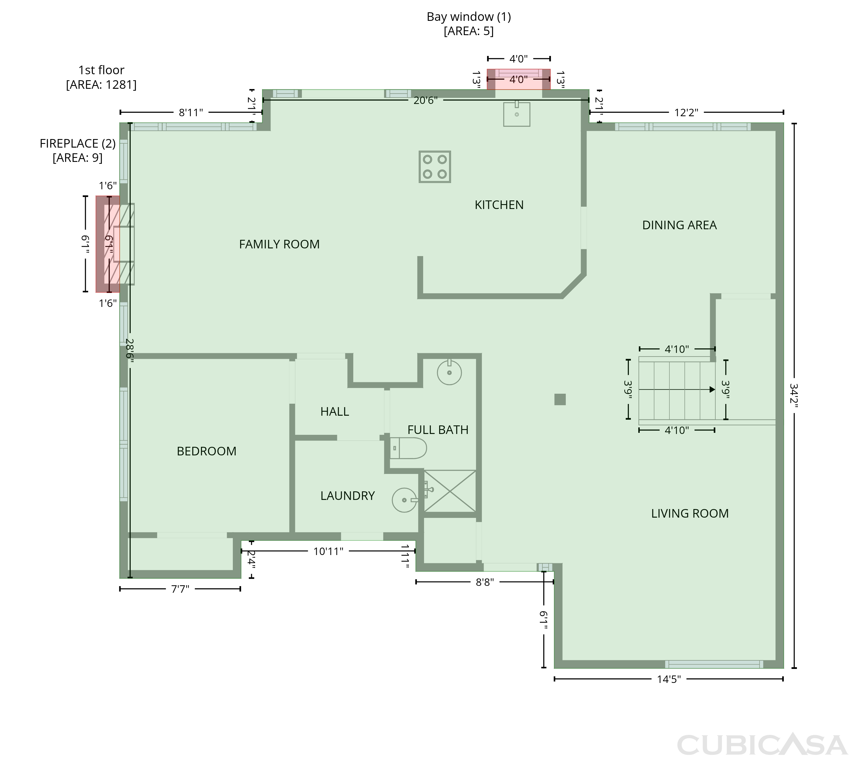 Main Floor of 3810 San Antonio Rd, Yorba Linda, CA