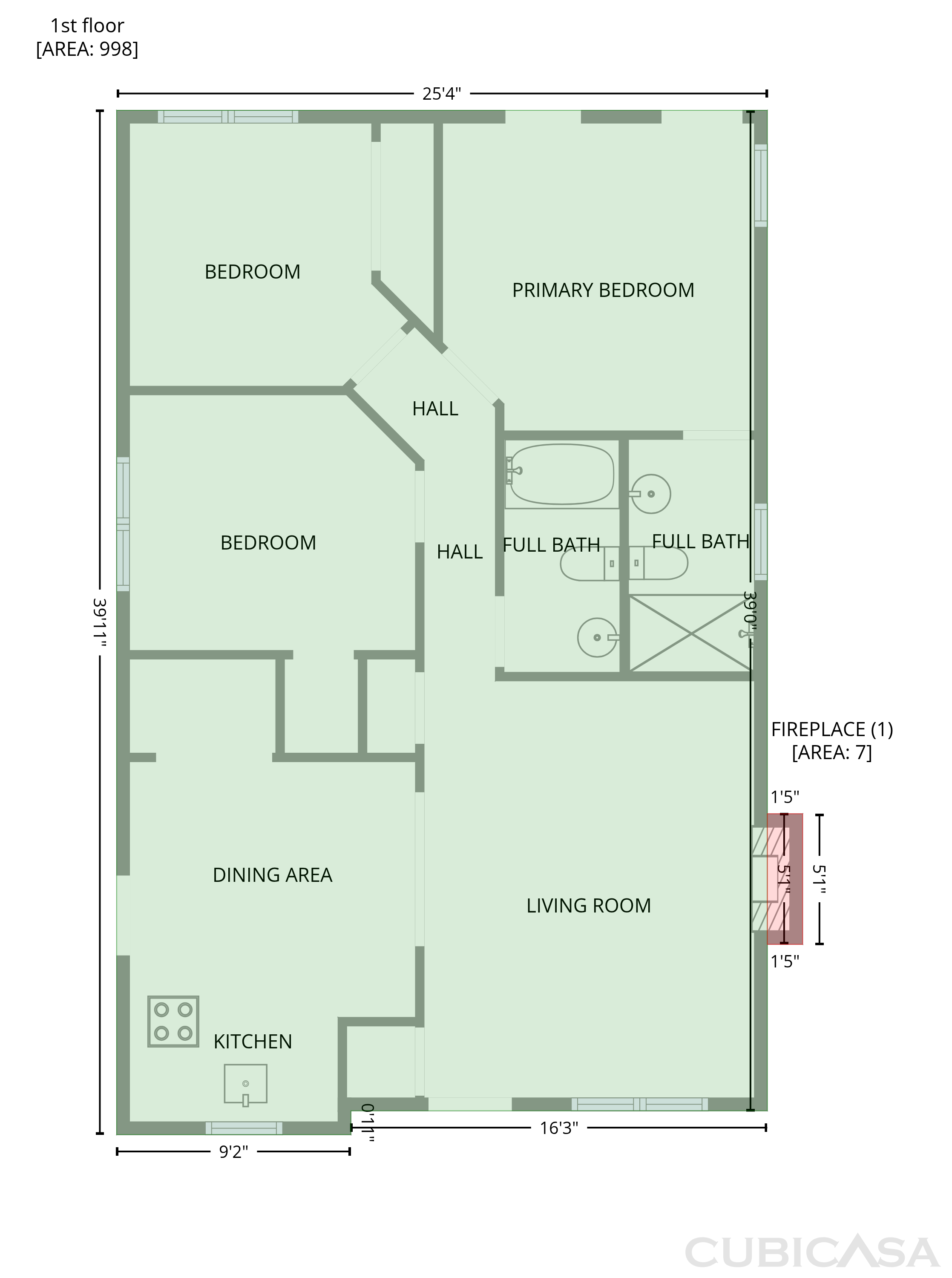 Main Floor of 524 Pearce Ave, Wake Forest, NC