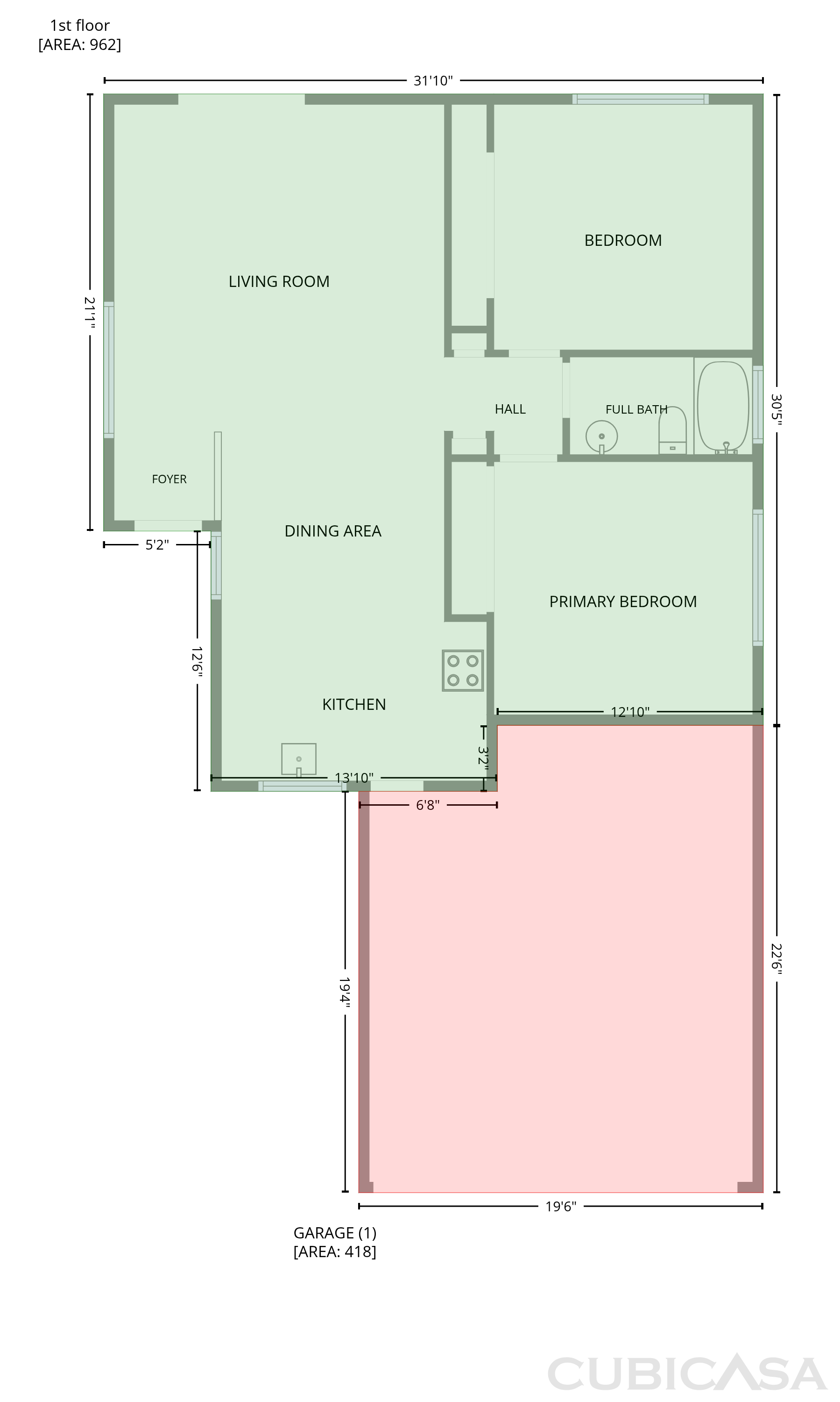 Main Floor of 6013 S Galiuro Dr, Tucson, AZ