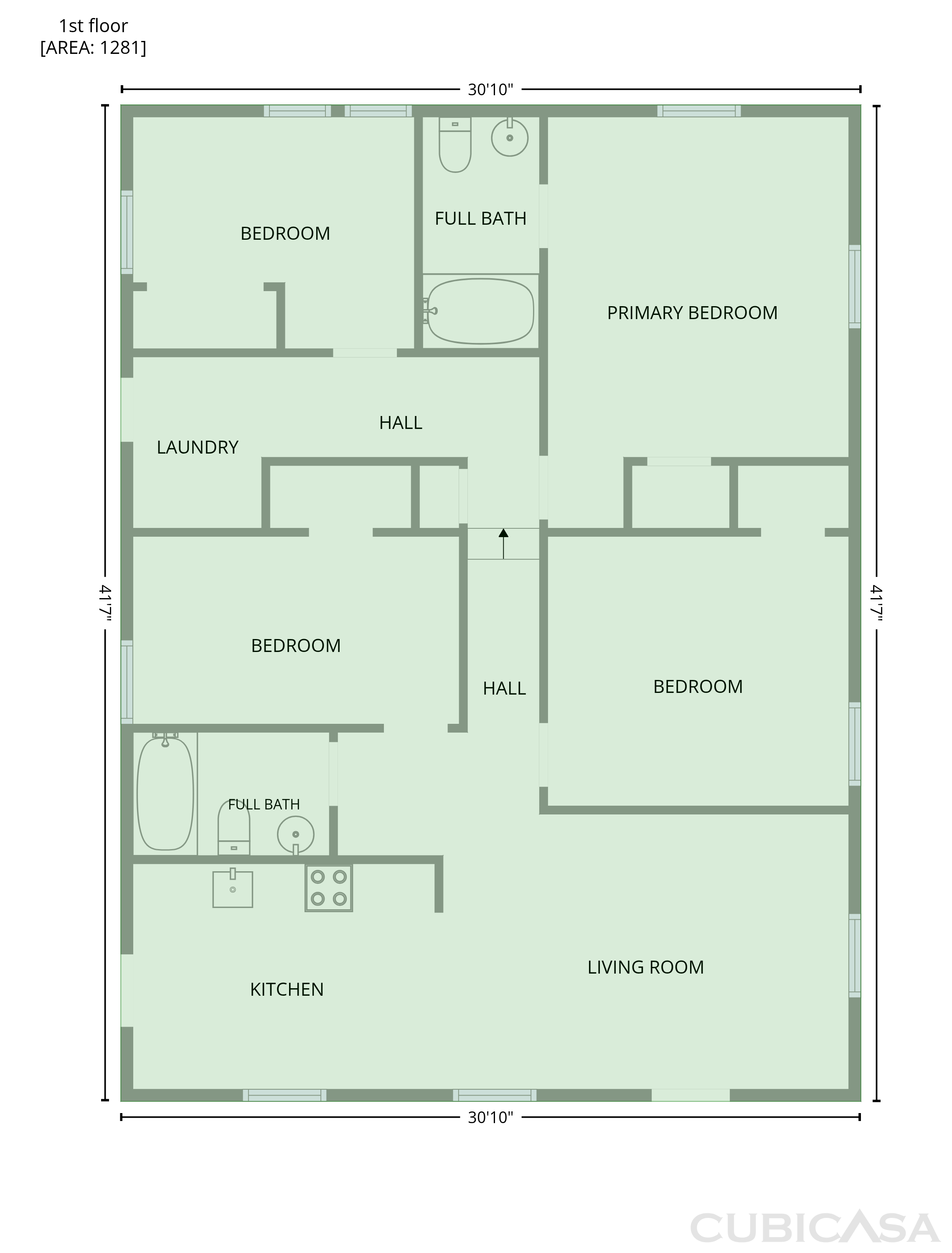Main Floor of 212 Red Oak Ave, Durham, NC