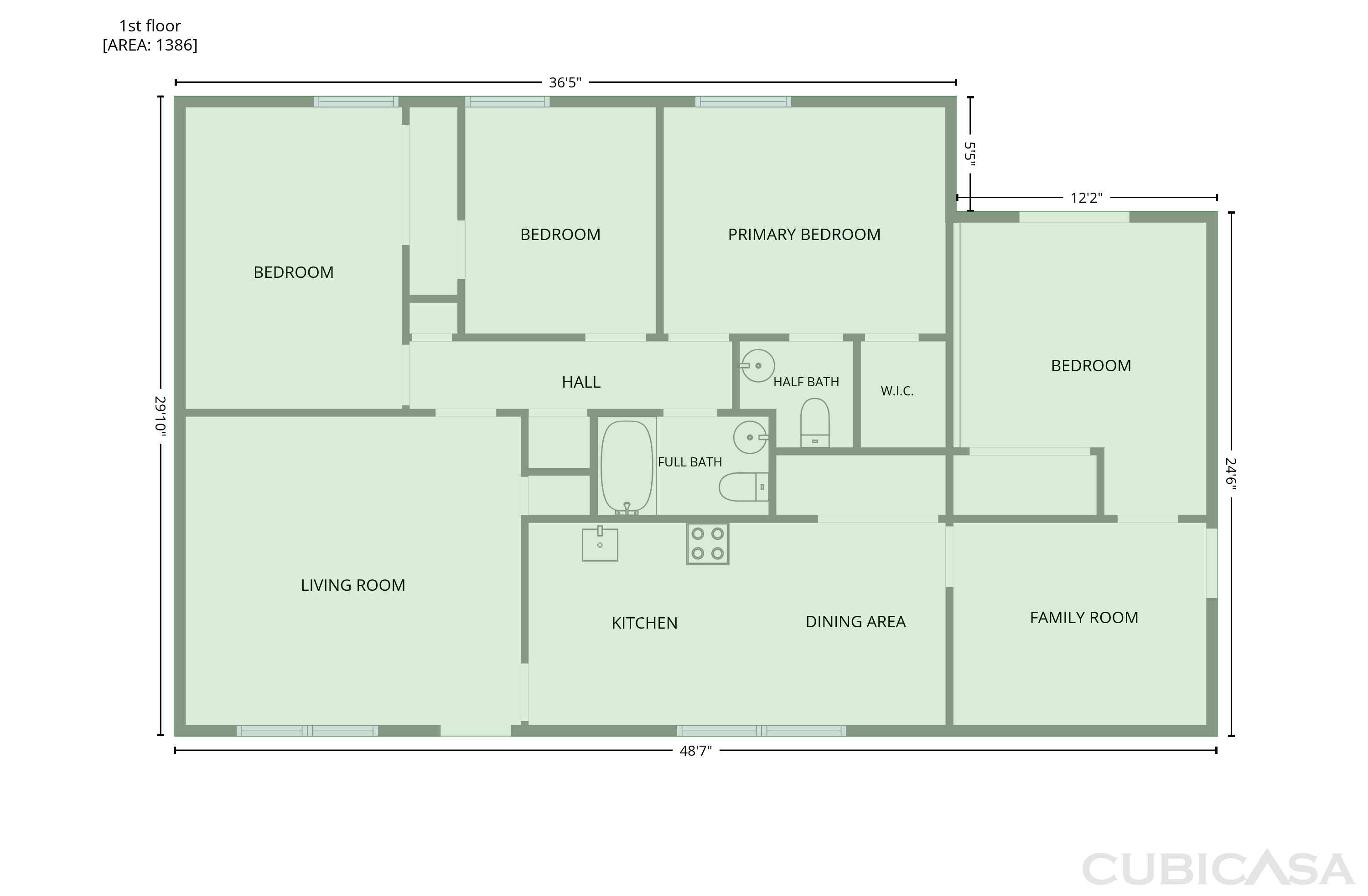 Main Floor of 3632 Metric Dr, Hope Mills, NC