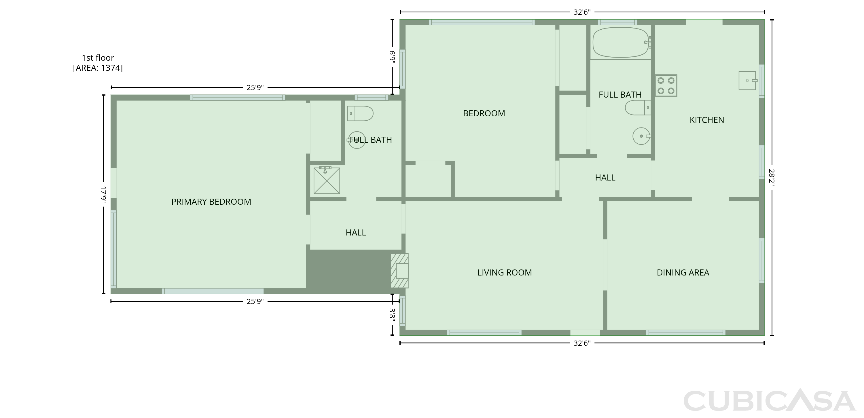 Main Floor of 1856 Carl St, Fort Worth, TX