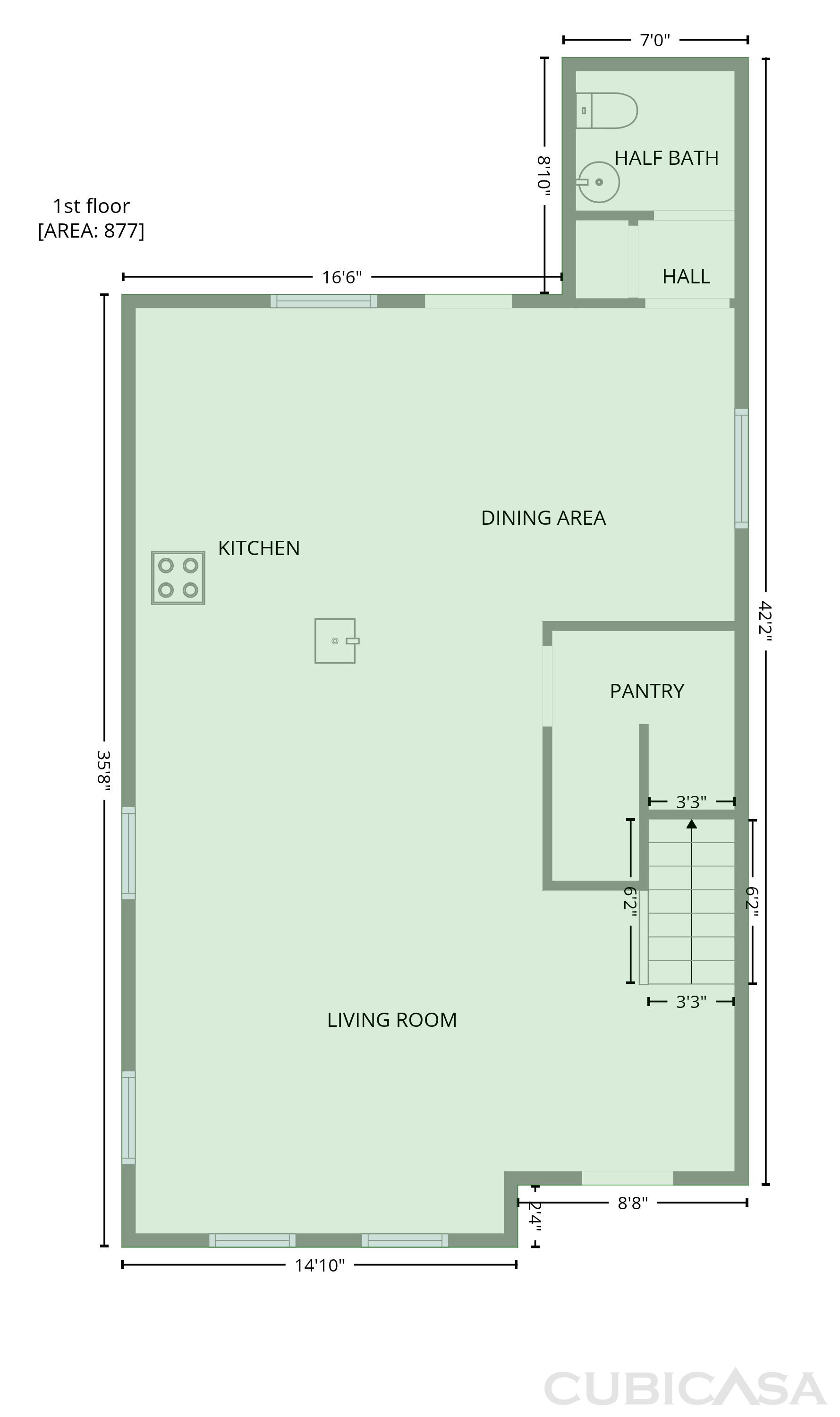 Main Floor of 13837 Lanyard Way, Winter Garden, FL