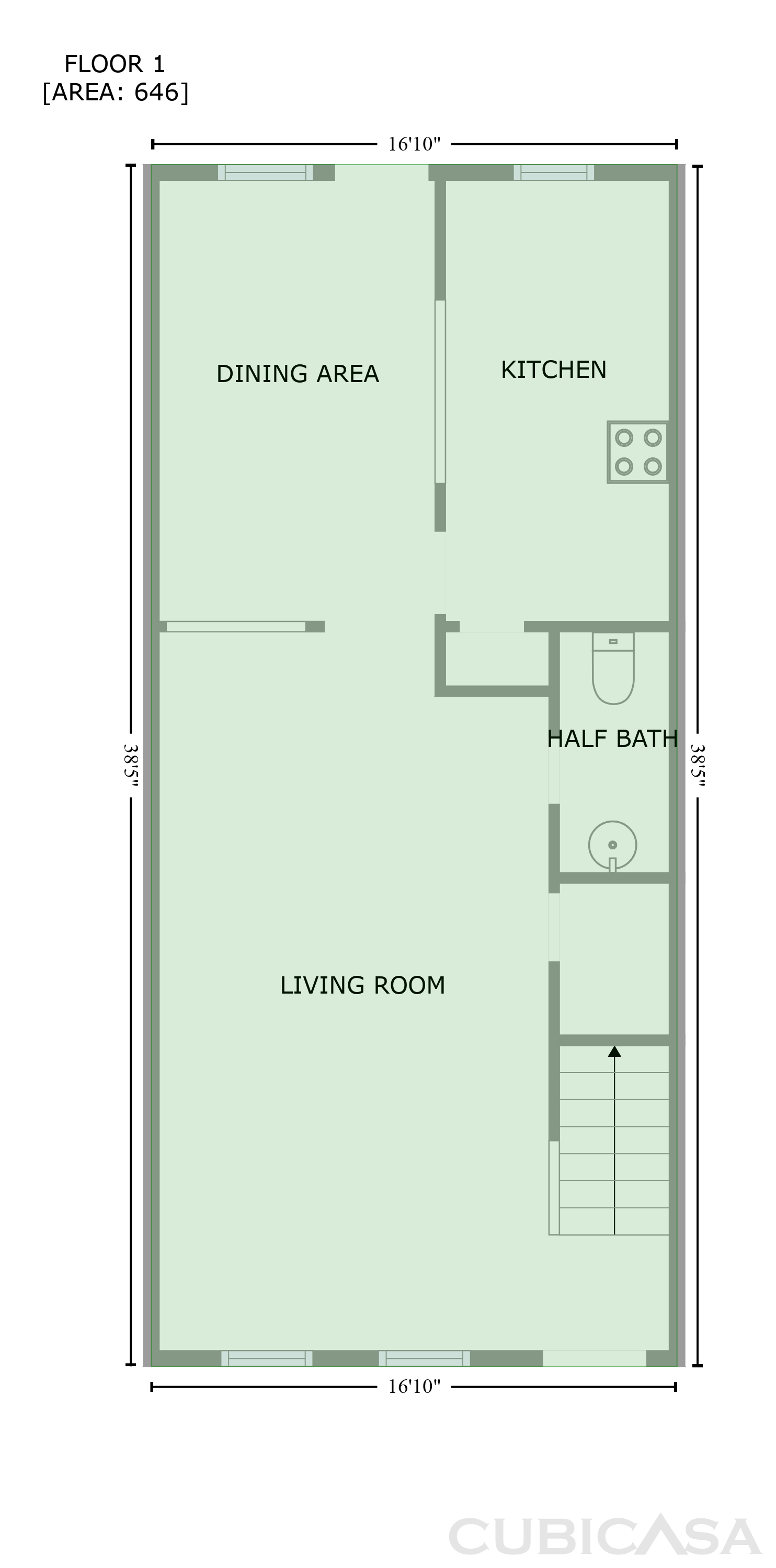 Main Floor of 165 N River Dr, Sandy Springs, GA