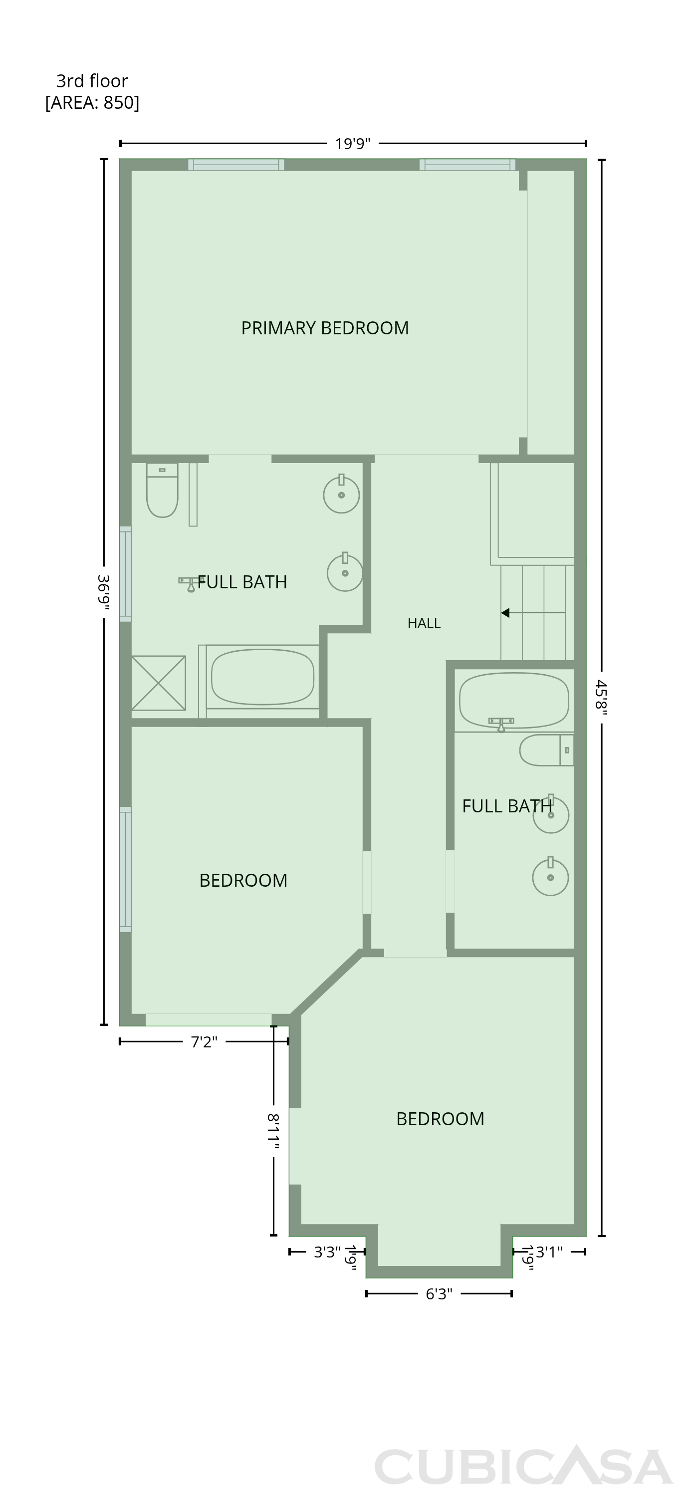 Third Floor of 159 Bittercreek Dr, Folsom, CA