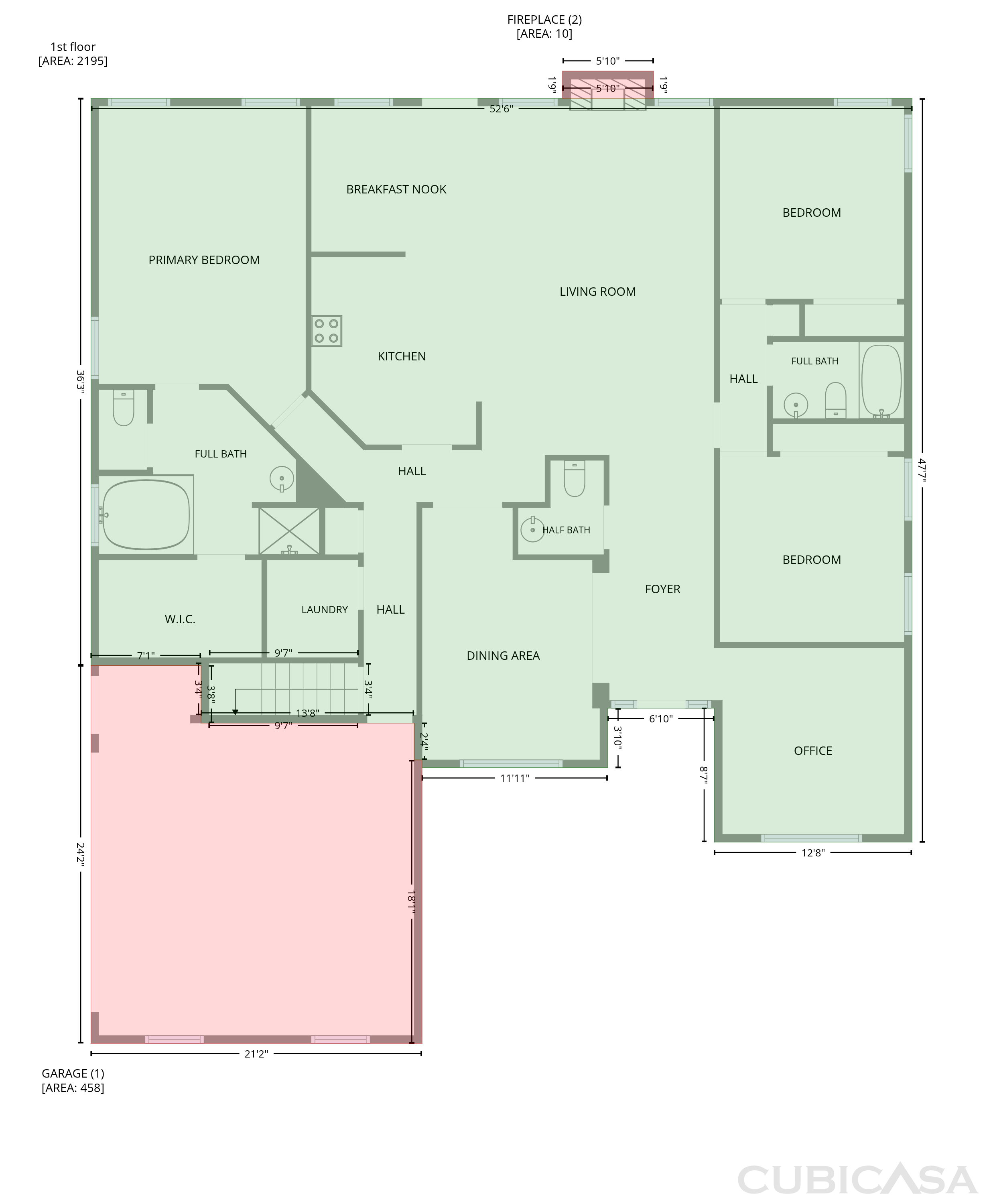 Main Floor of 3725 Bradford Walk Trl, Buford, GA