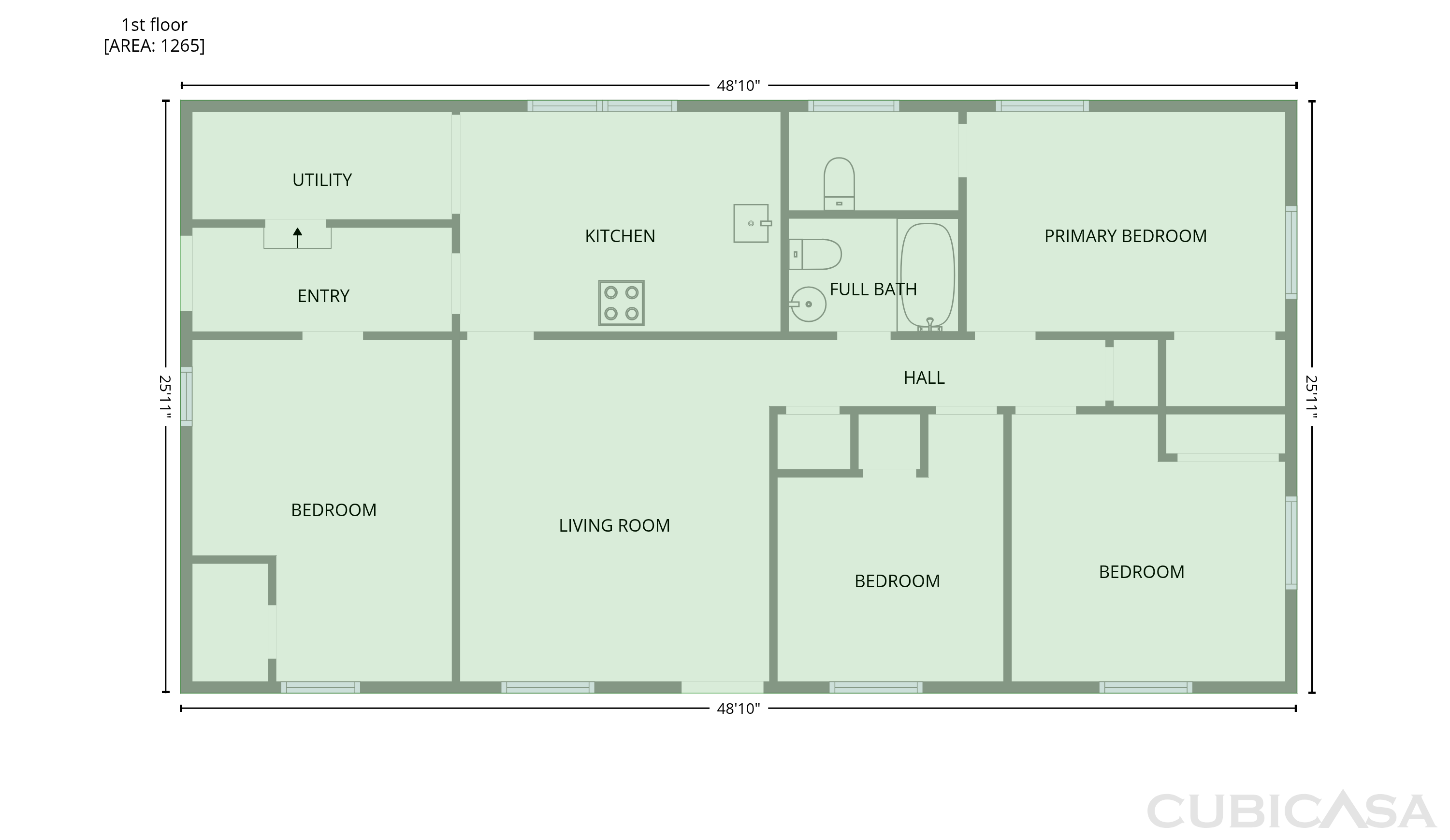Main Floor of 1375 NW South Hicks Cir, Conyers, GA