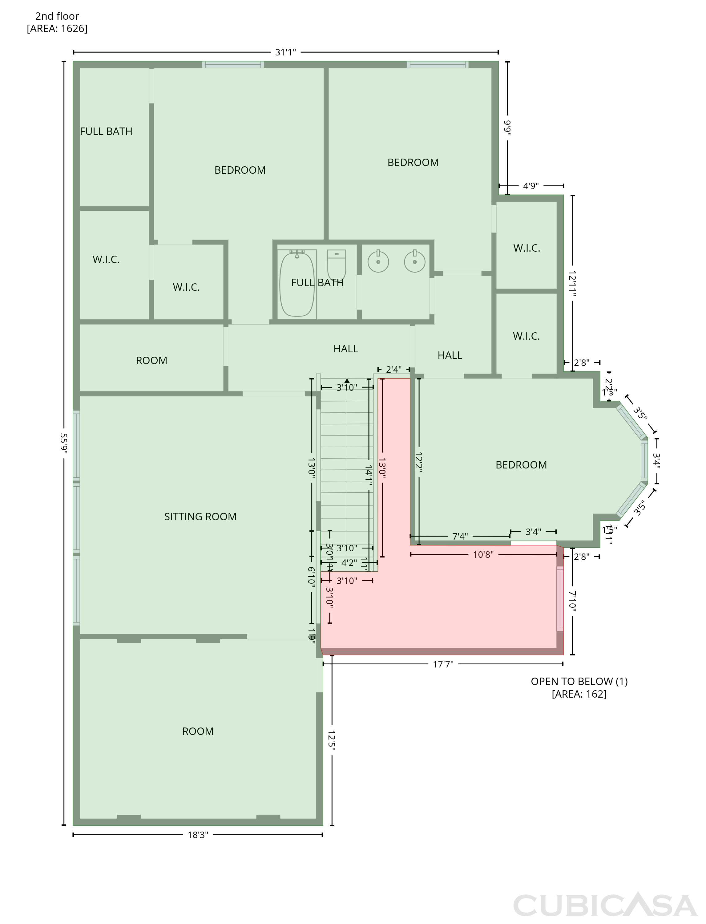 Second Floor of 928 Homestead Dr, Keller, TX