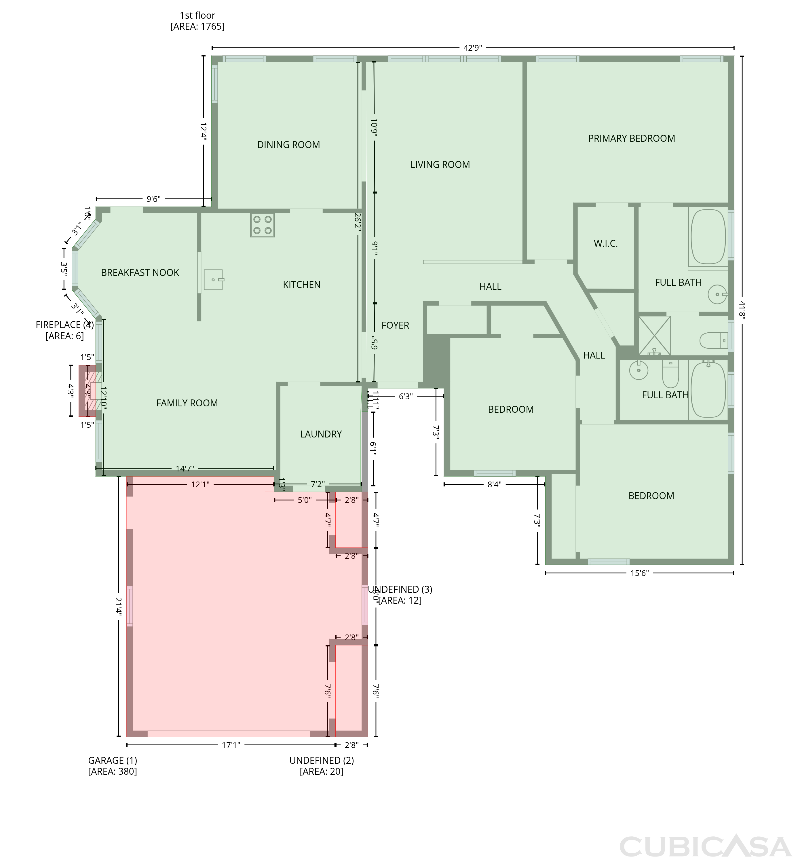 Main Floor of 13622 Tynecastle Ln, Matthews, NC