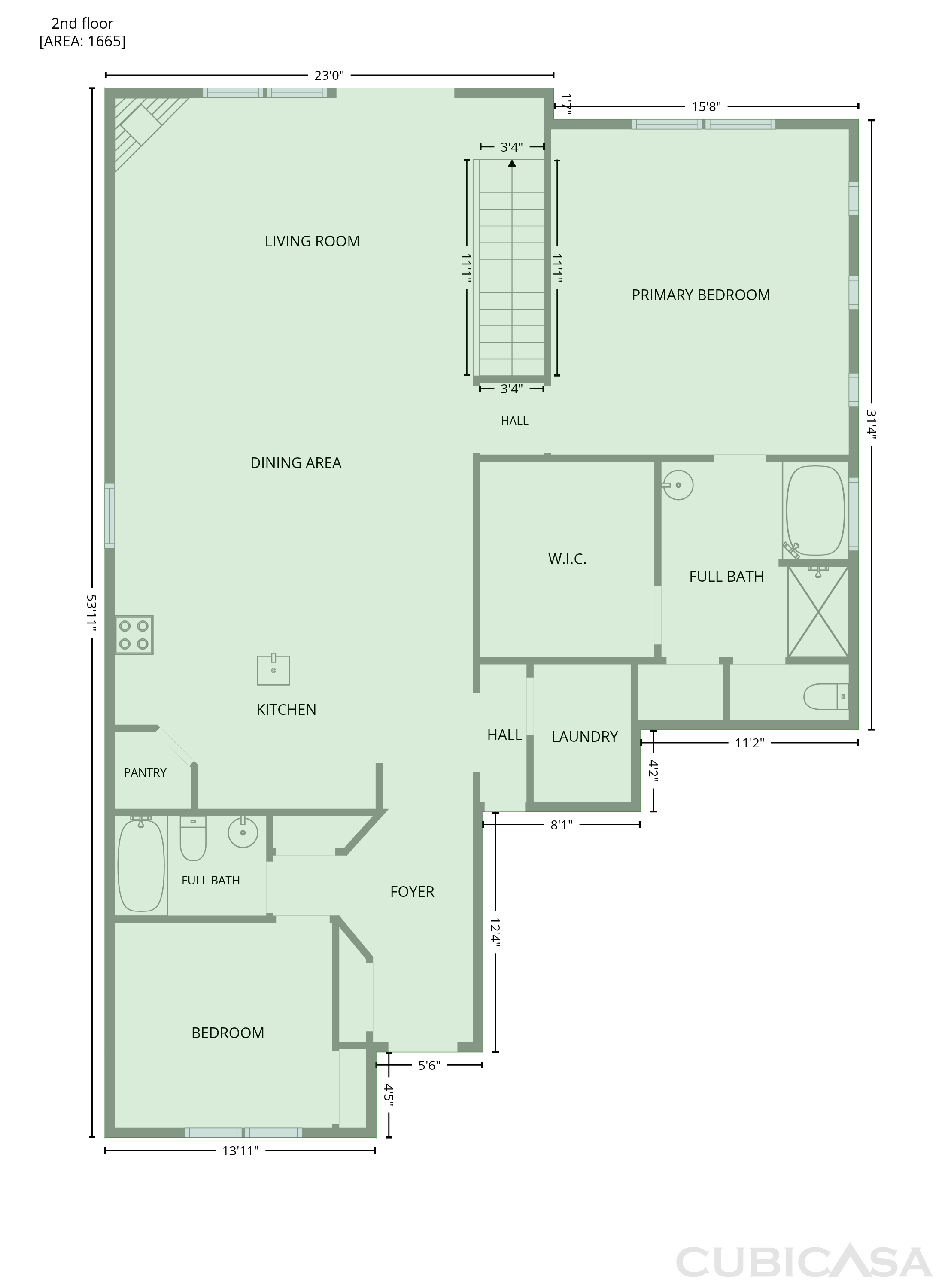 Second Floor of 6440 Stonefly Dr, Colorado Springs, CO
