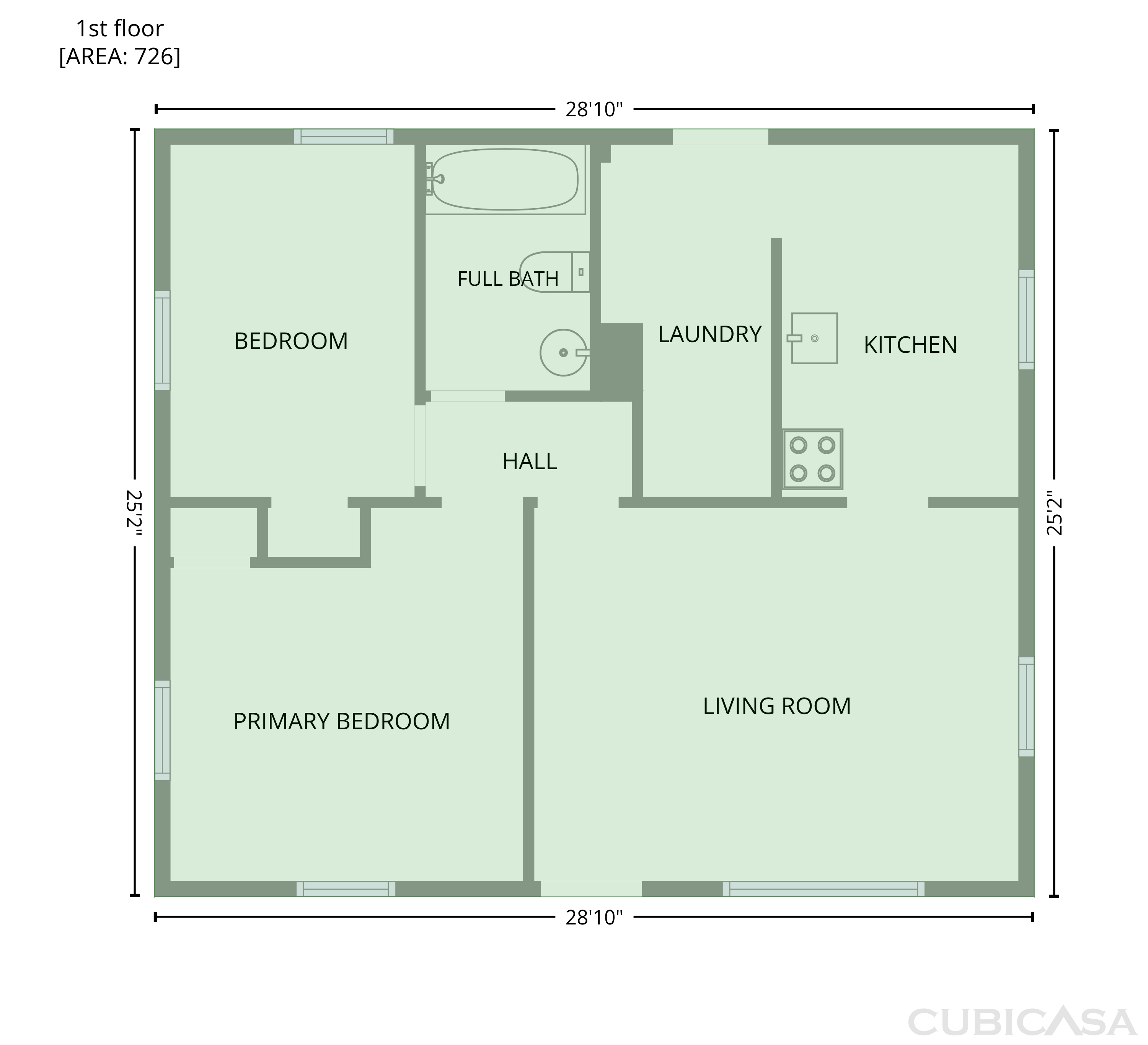 Main Floor of 4206 E 16th St, Indianapolis, IN