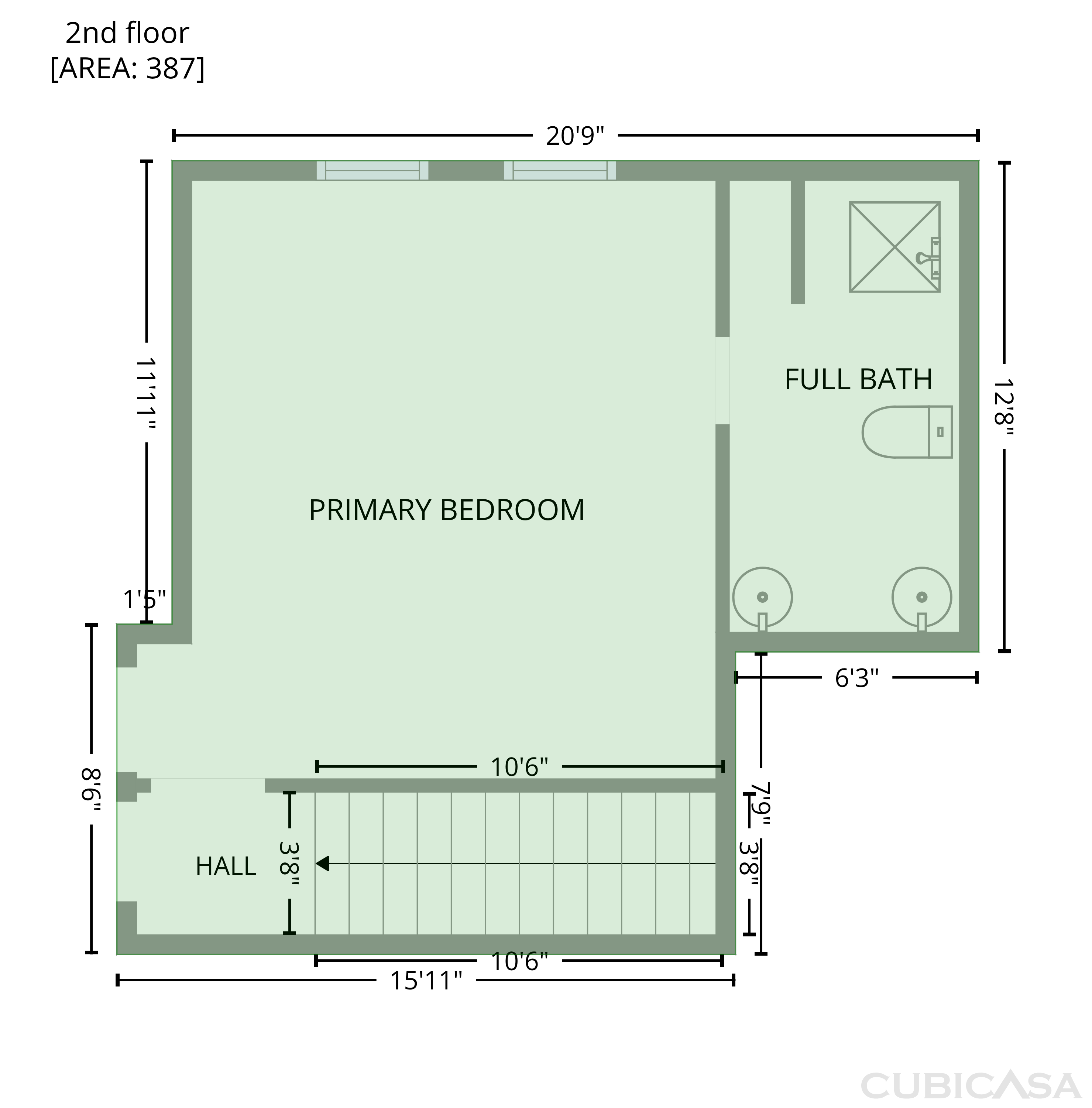 Second Floor of 4075 Asbury Mill Rd, Cleveland, GA