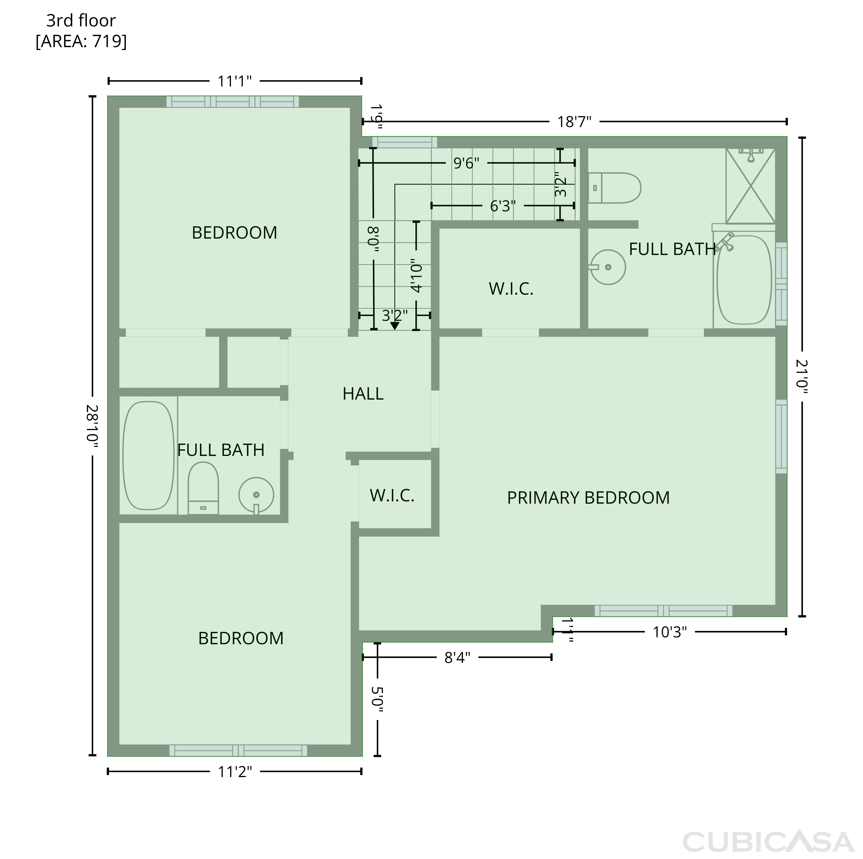 Third Floor of 6650 Riata Ct, Colorado Springs, CO
