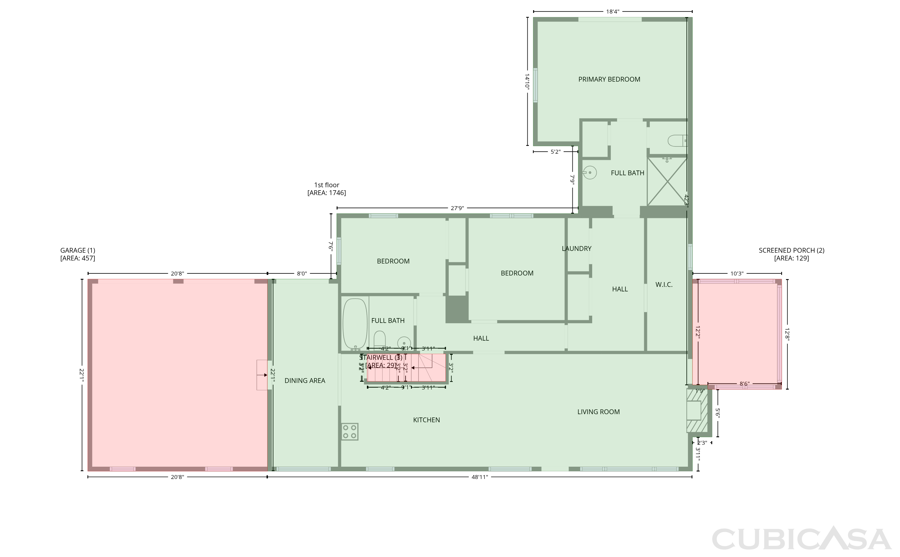 Second Floor of 28 Ridgefield Pl, Biltmore Forest, NC