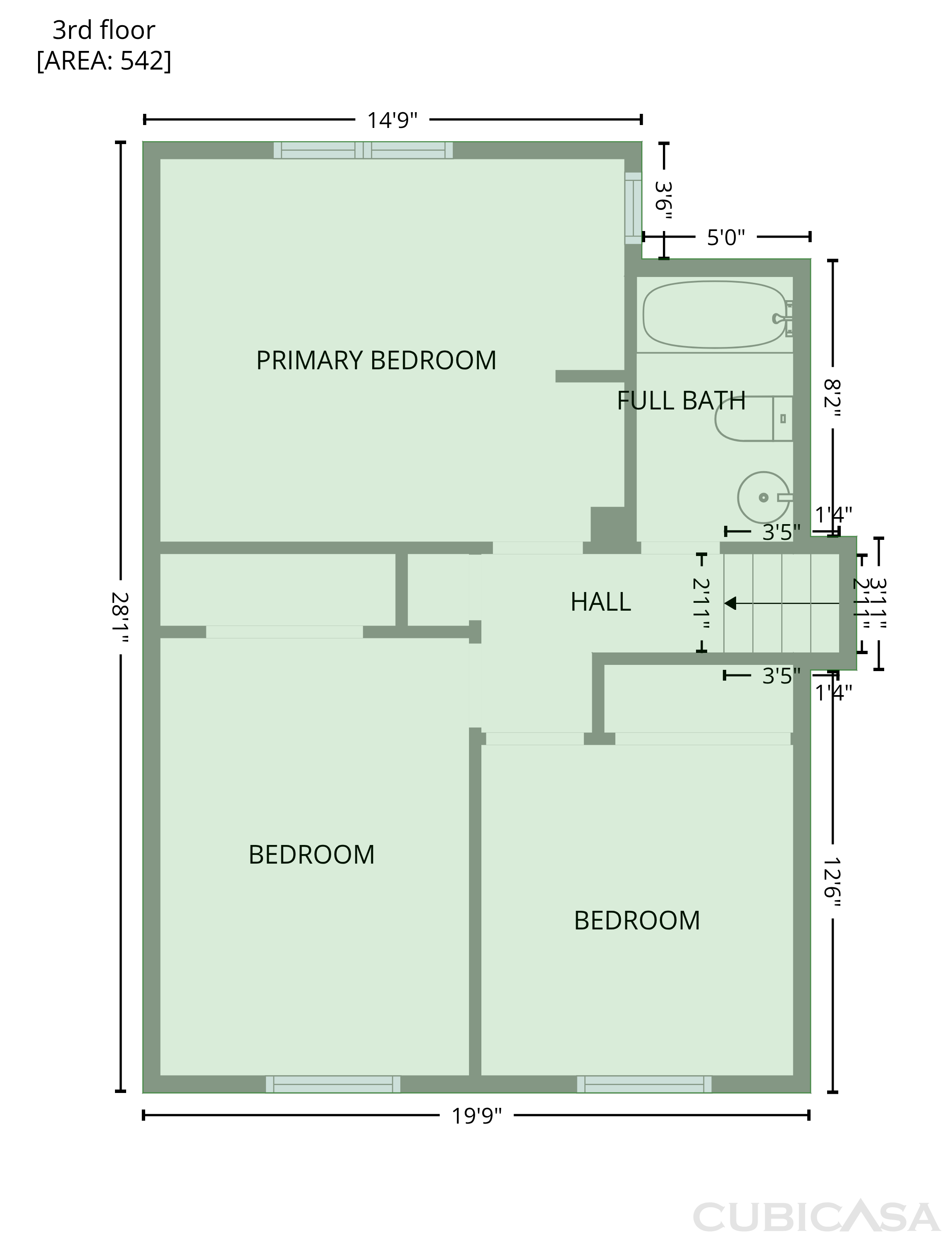 Third Floor of 288 Chicago Ave, Marion, OH