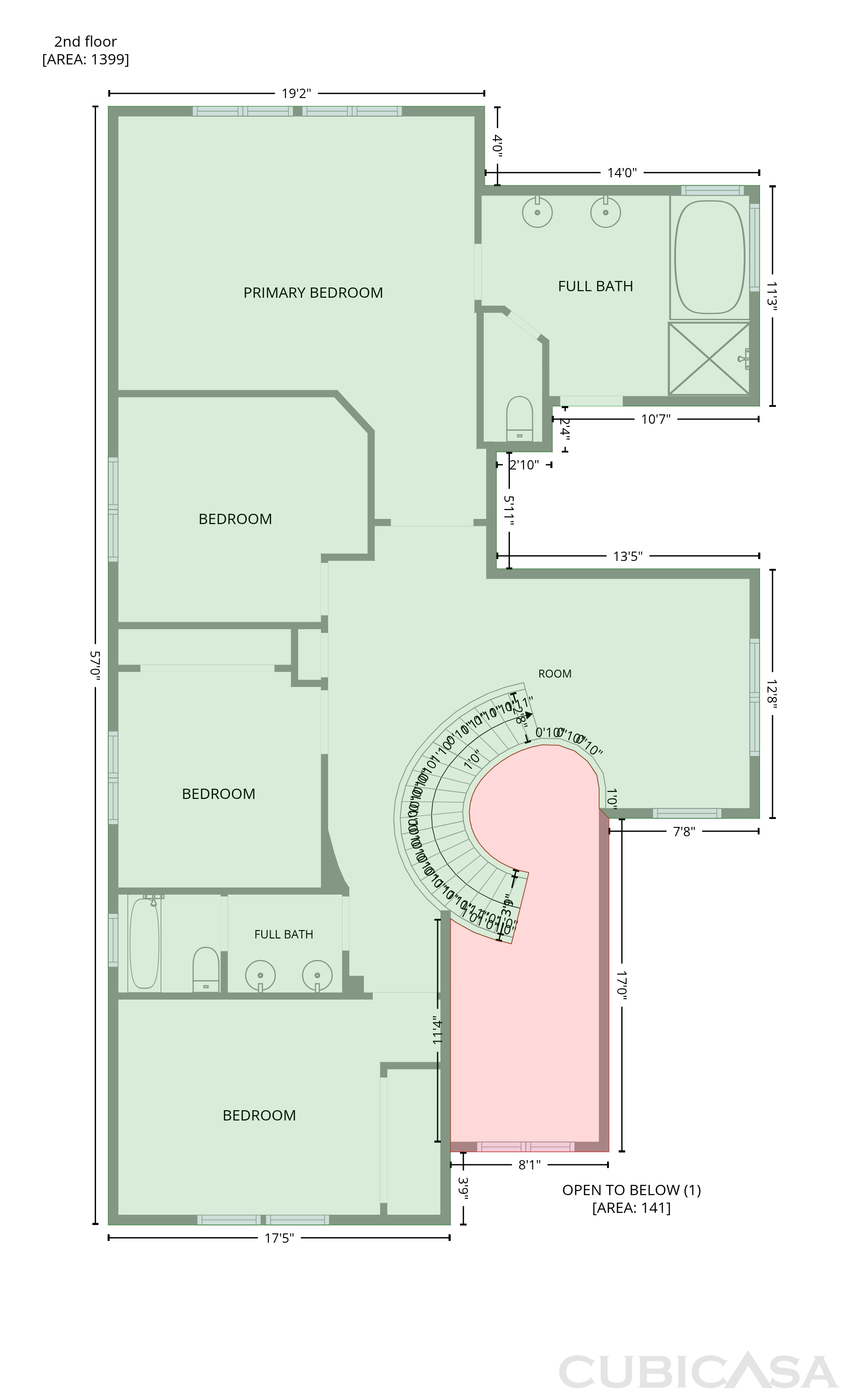 Second Floor of 1418 Yukon St, Davis, CA