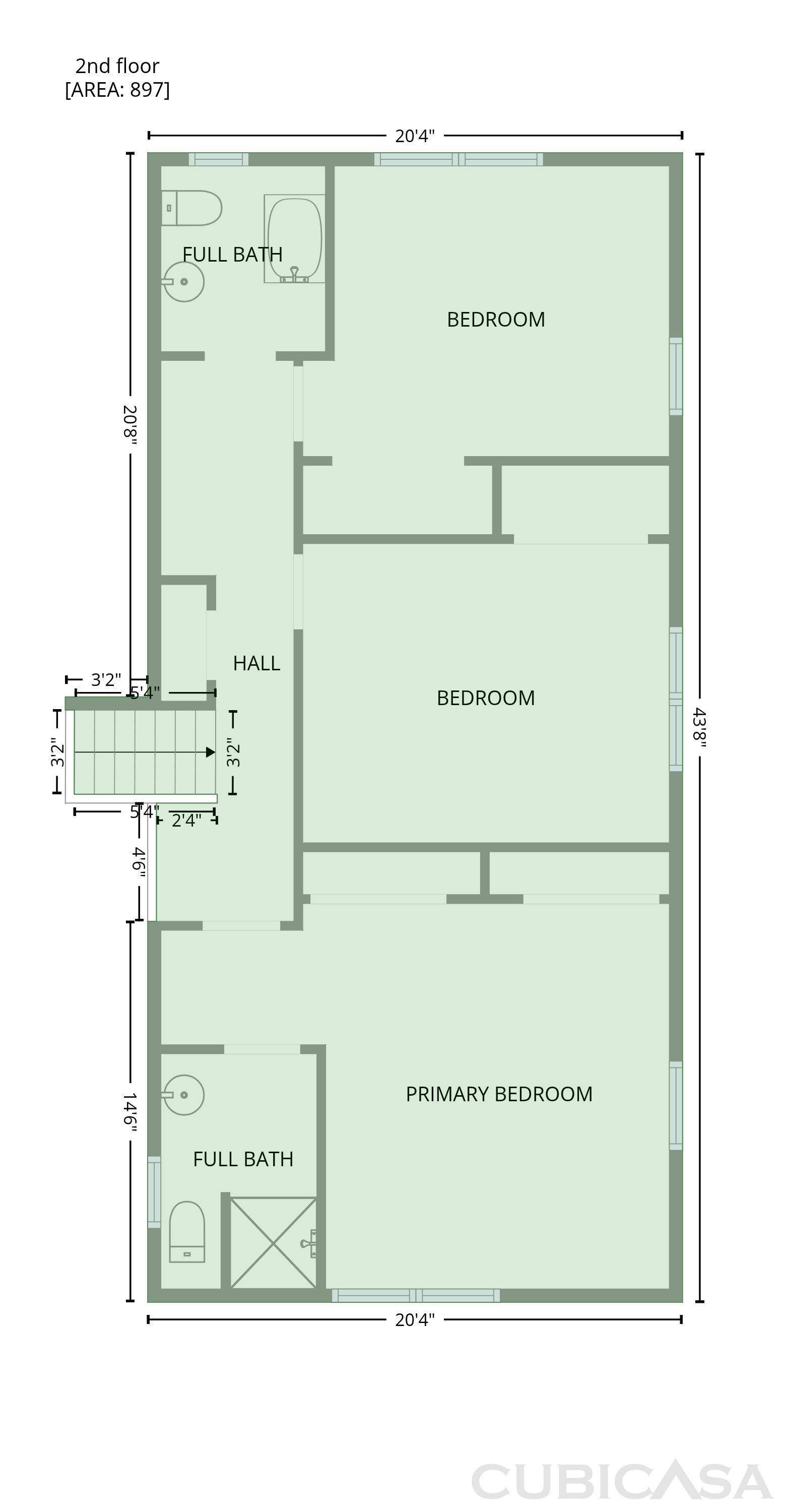 Third Floor of 1202 Hillside Blvd, Wilmington, DE