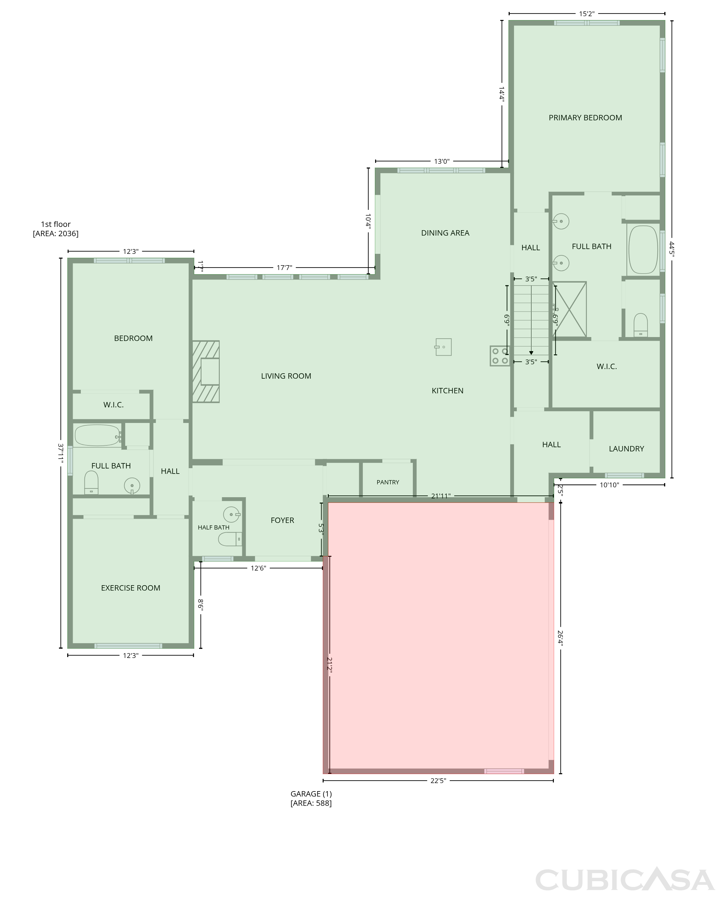 Main Floor of 71 Derby Dr, Forsyth, GA
