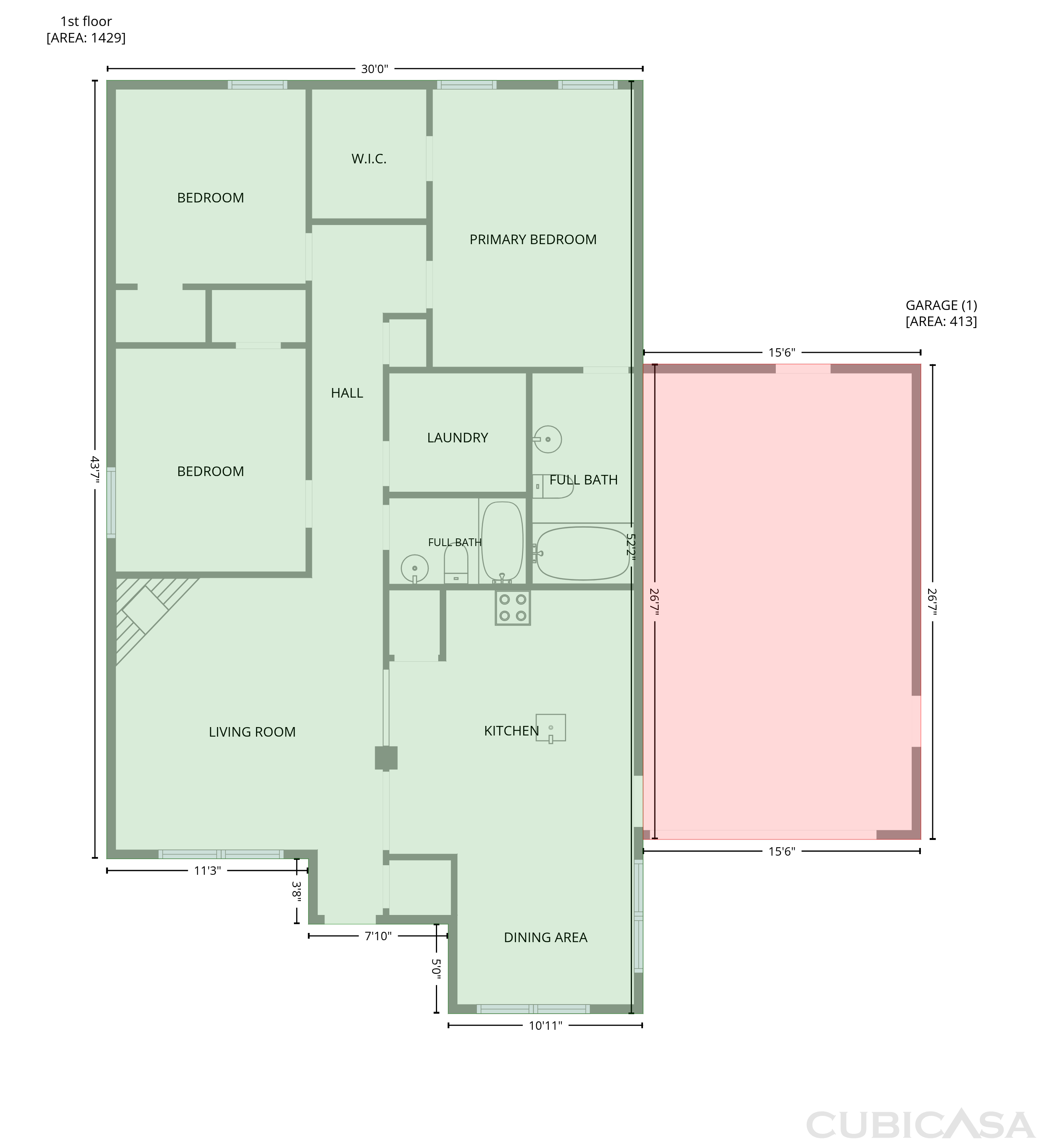 Main Floor of 4765 Primrose Pl, Rocky Mount, NC