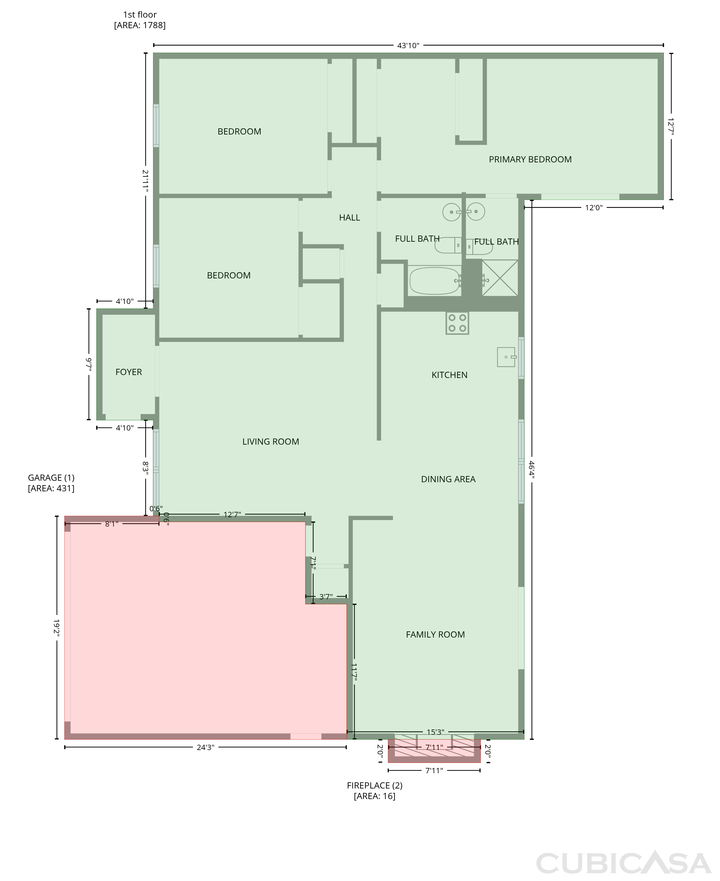 Main Floor of 8107 W Meadowbrook Ave, Phoenix, AZ