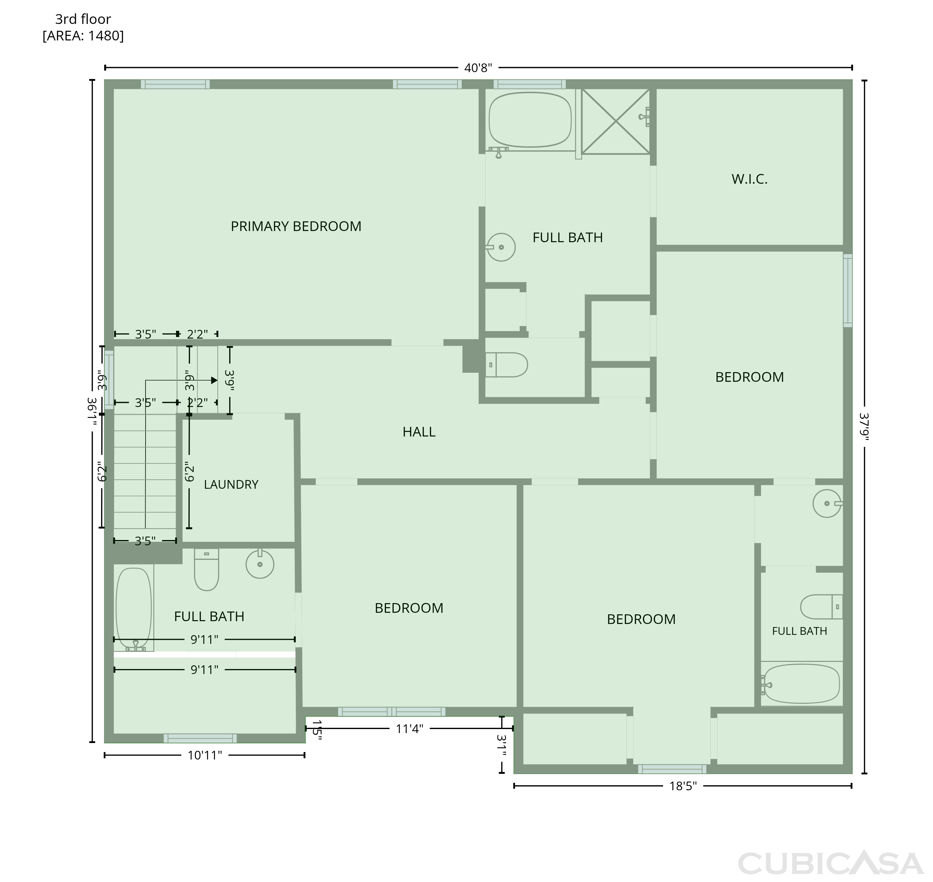 Third Floor of 1801 Sycamore Dr, Loganville, GA