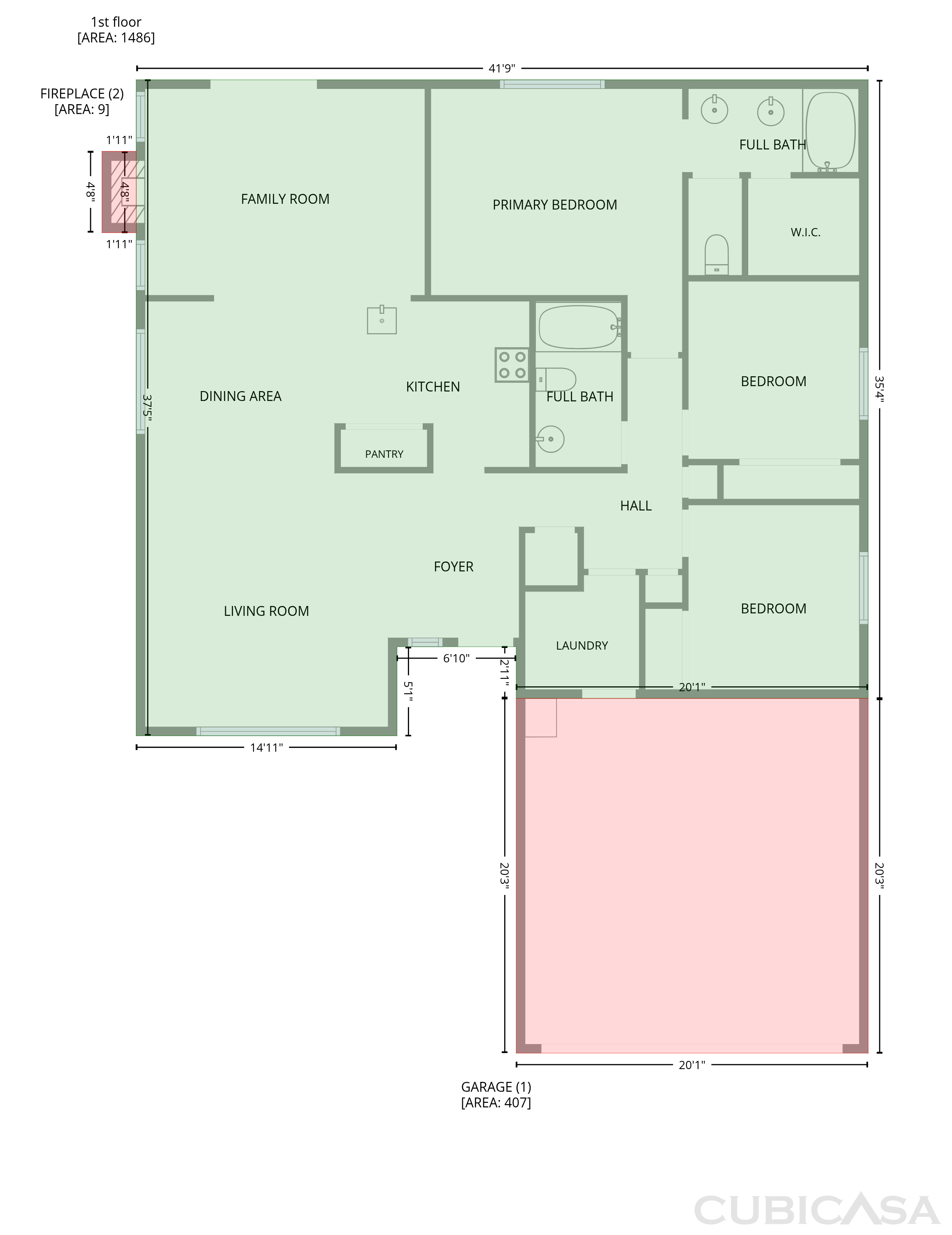 Main Floor of 7086 N Avenida Adella, Tucson, AZ