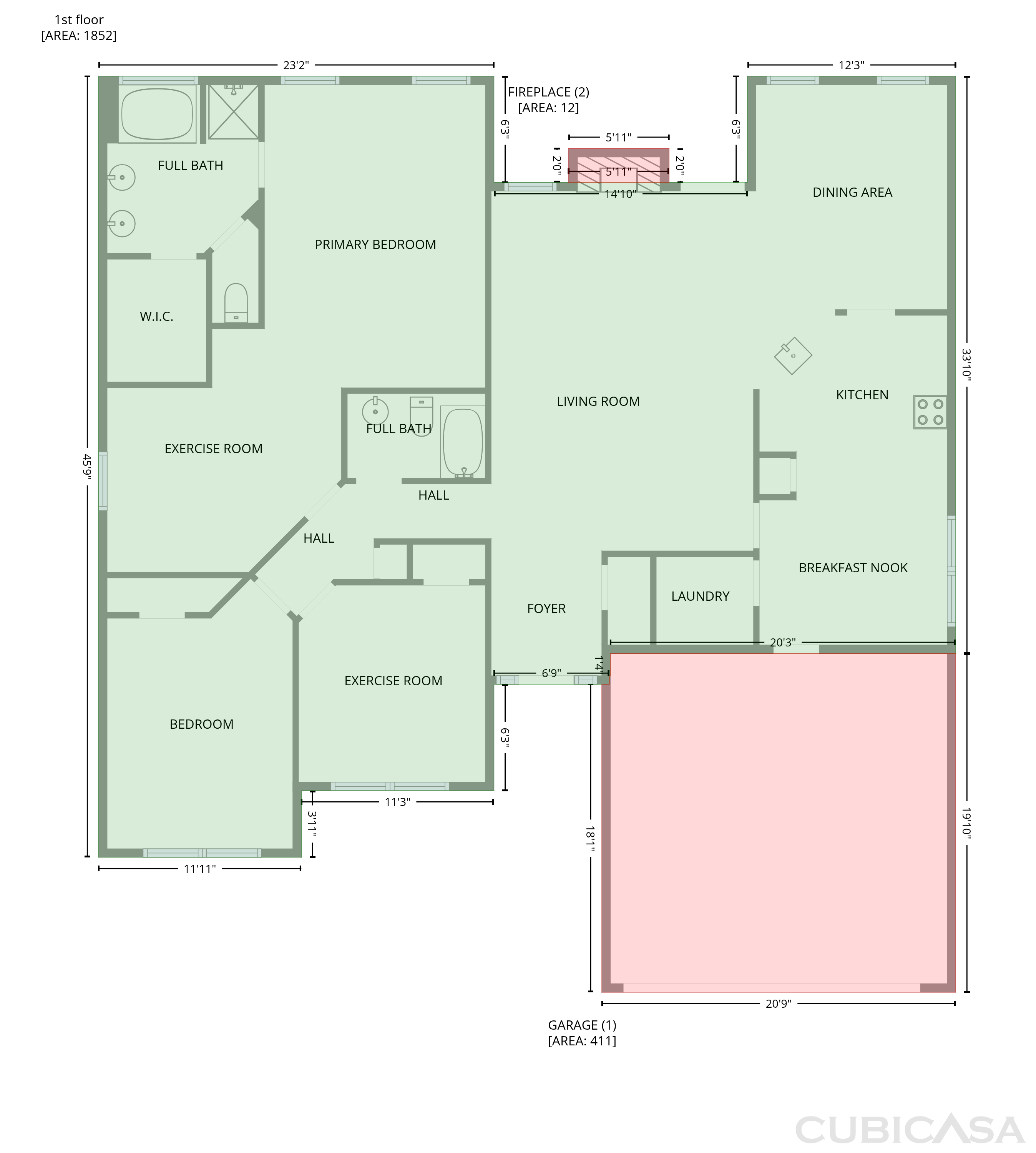 Main Floor of 2213 Skylar Leigh Dr, Buford, GA