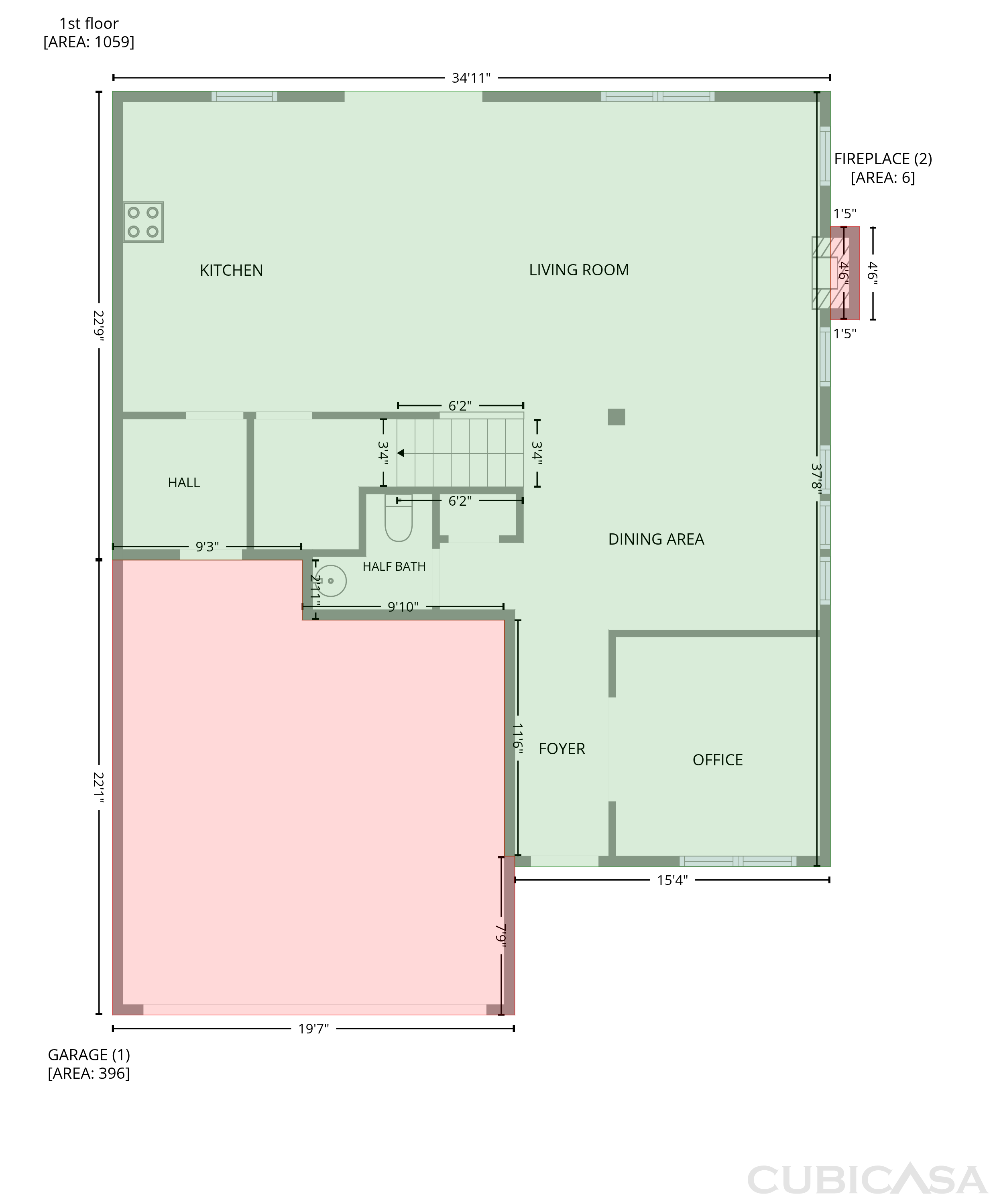 Main Floor of 2455 Judson Dr, Gastonia, NC