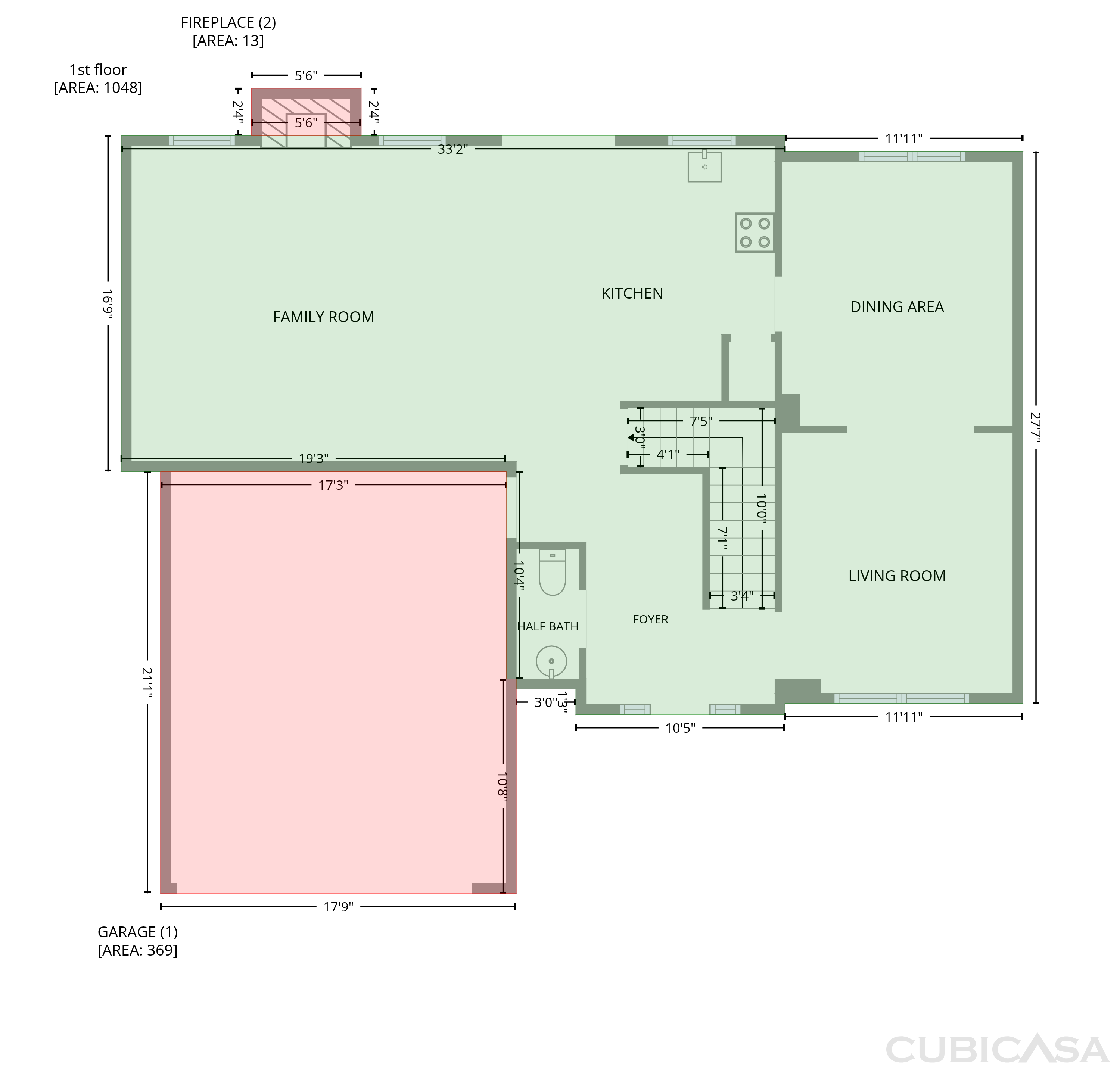 Main Floor of 815 Southridge Dr, Monroe, NC