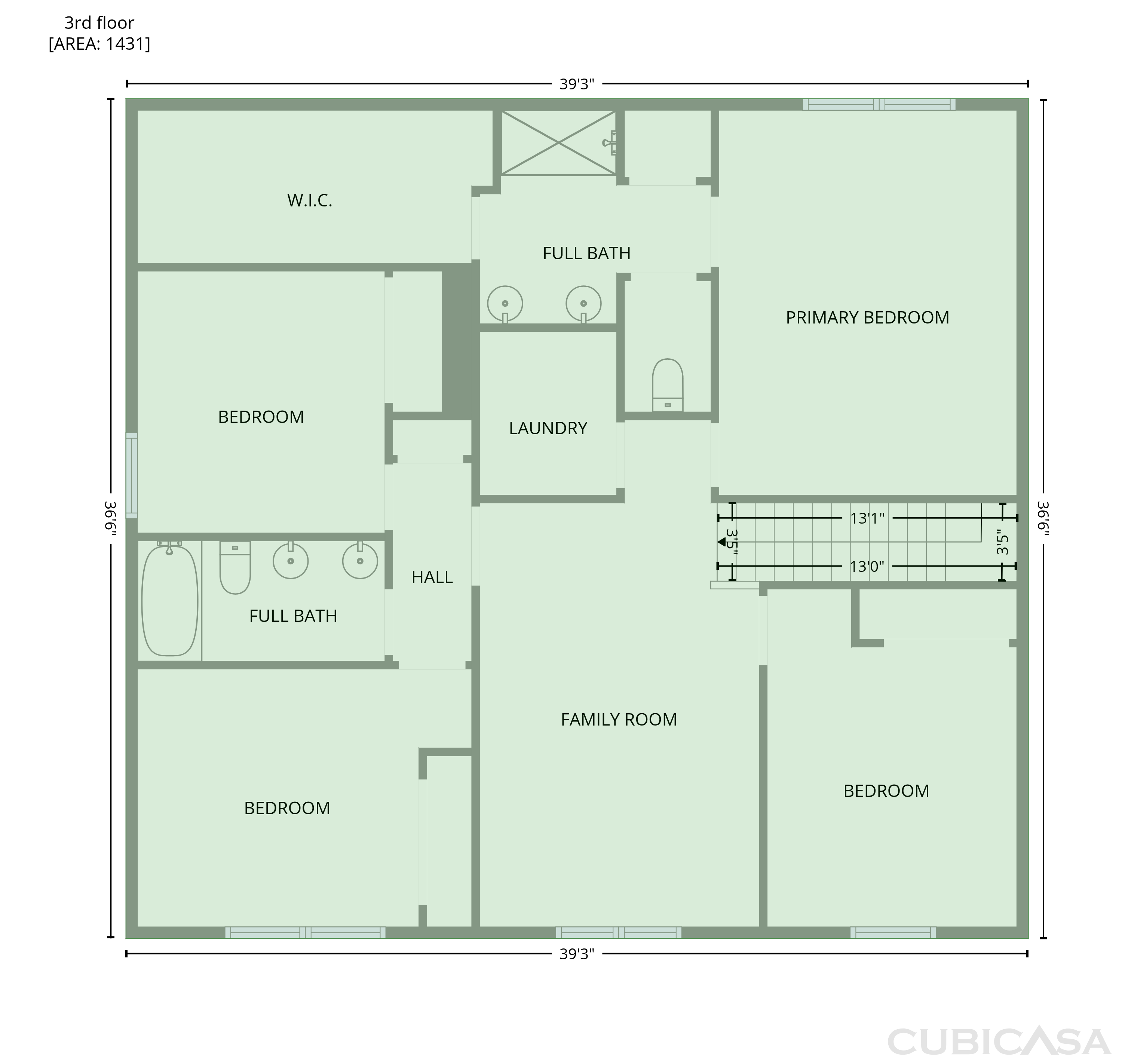 Third Floor of 315 Pewter Cir, Simpsonville, SC