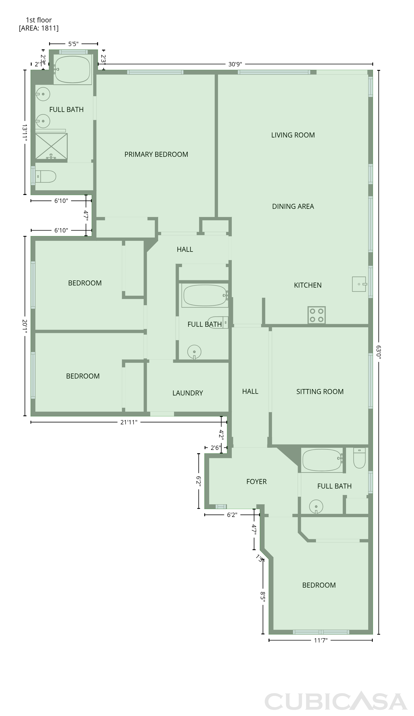 Main Floor of 6915 E Portia St, Mesa, AZ