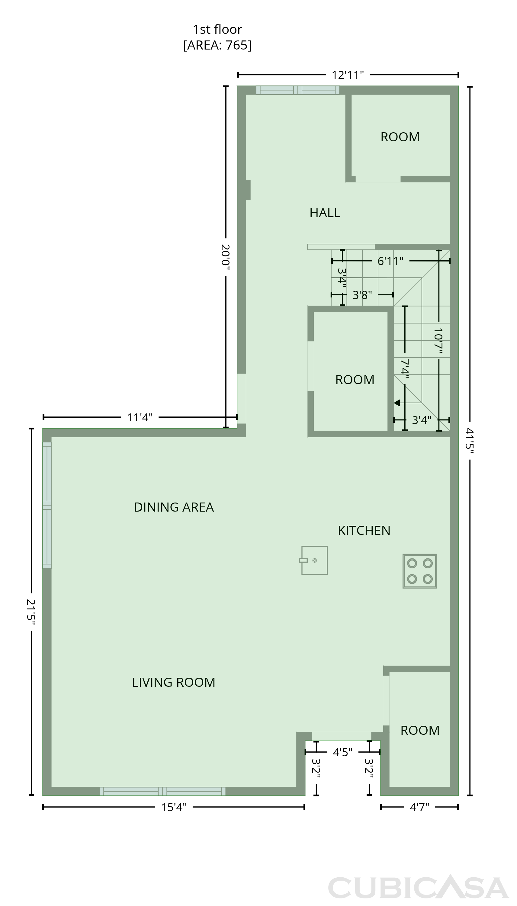 Main Floor of 109 Belle Plain Dr, Morrisville, NC