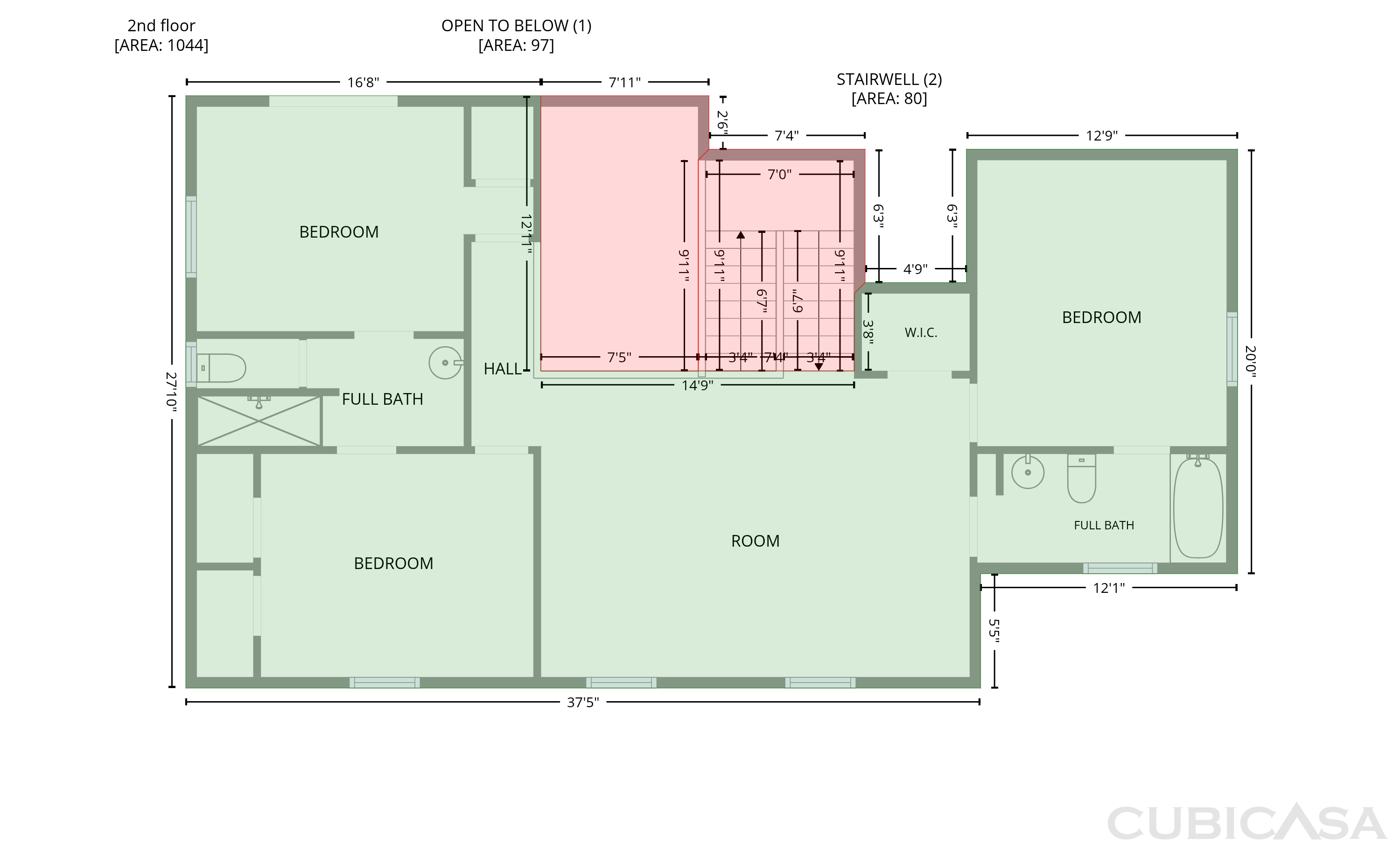 Second Floor of 9019 Sunny Ridge Dr, Houston, TX