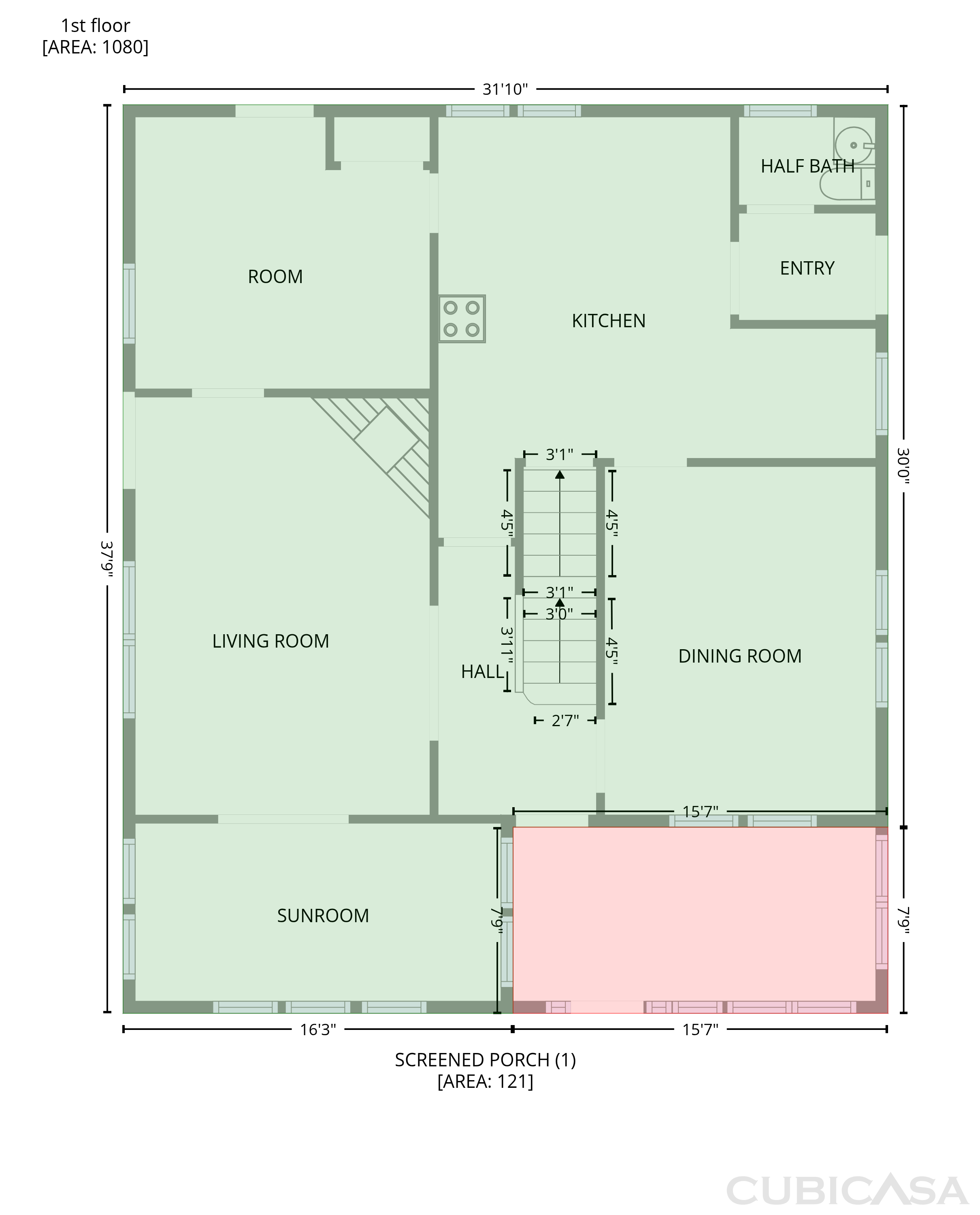 Third Floor of 10 Perrot St, Worcester, MA
