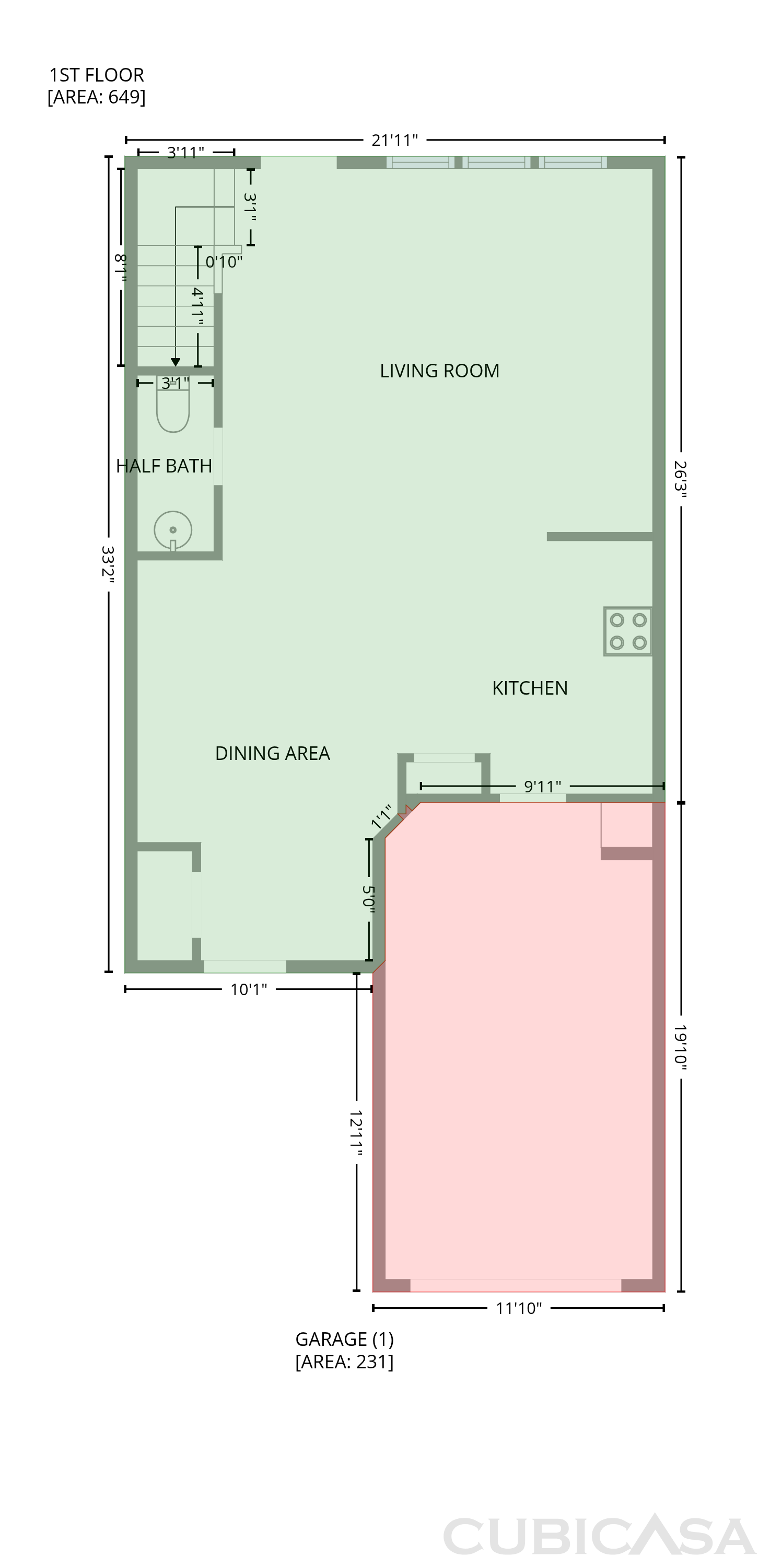 Main Floor of 1053 Laceflower Dr, Durham, NC