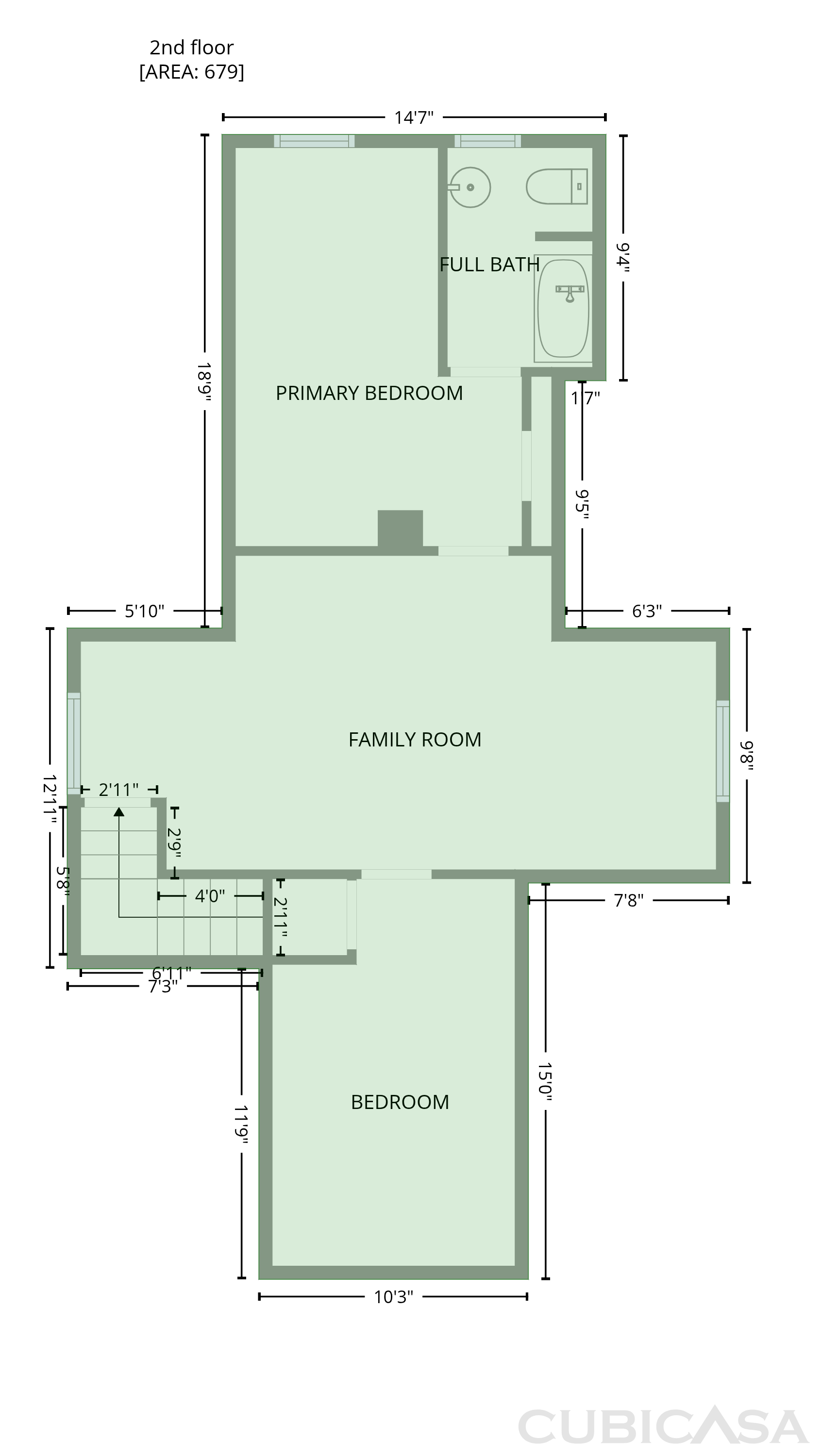 Third Floor of 608 Howland Ave, Toledo, OH