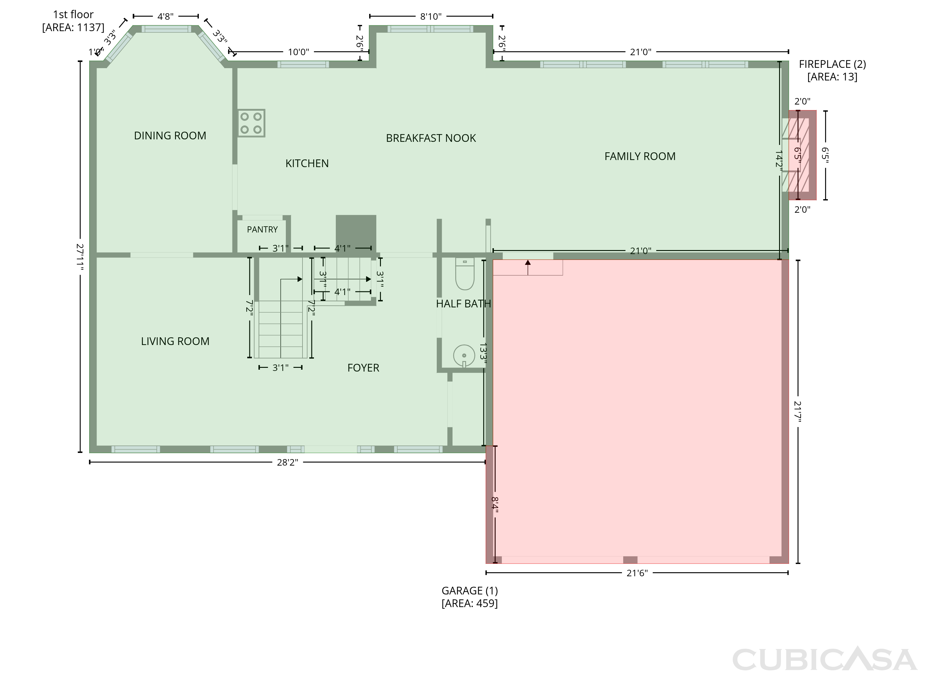 Second Floor of 15074 Barkwood Dr, Woodbridge, VA