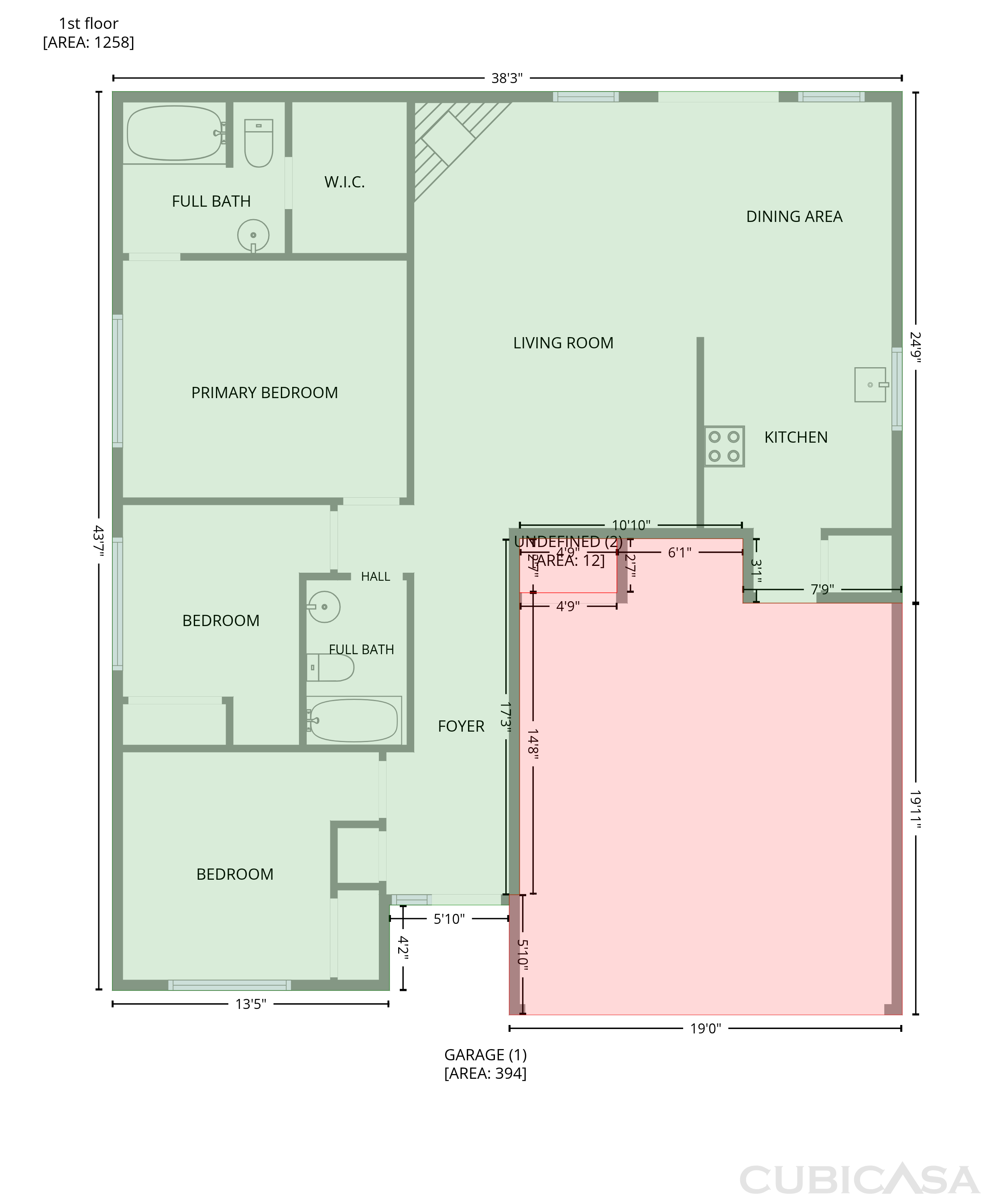 Main Floor of 327 Texas Dr, Lake Dallas, TX