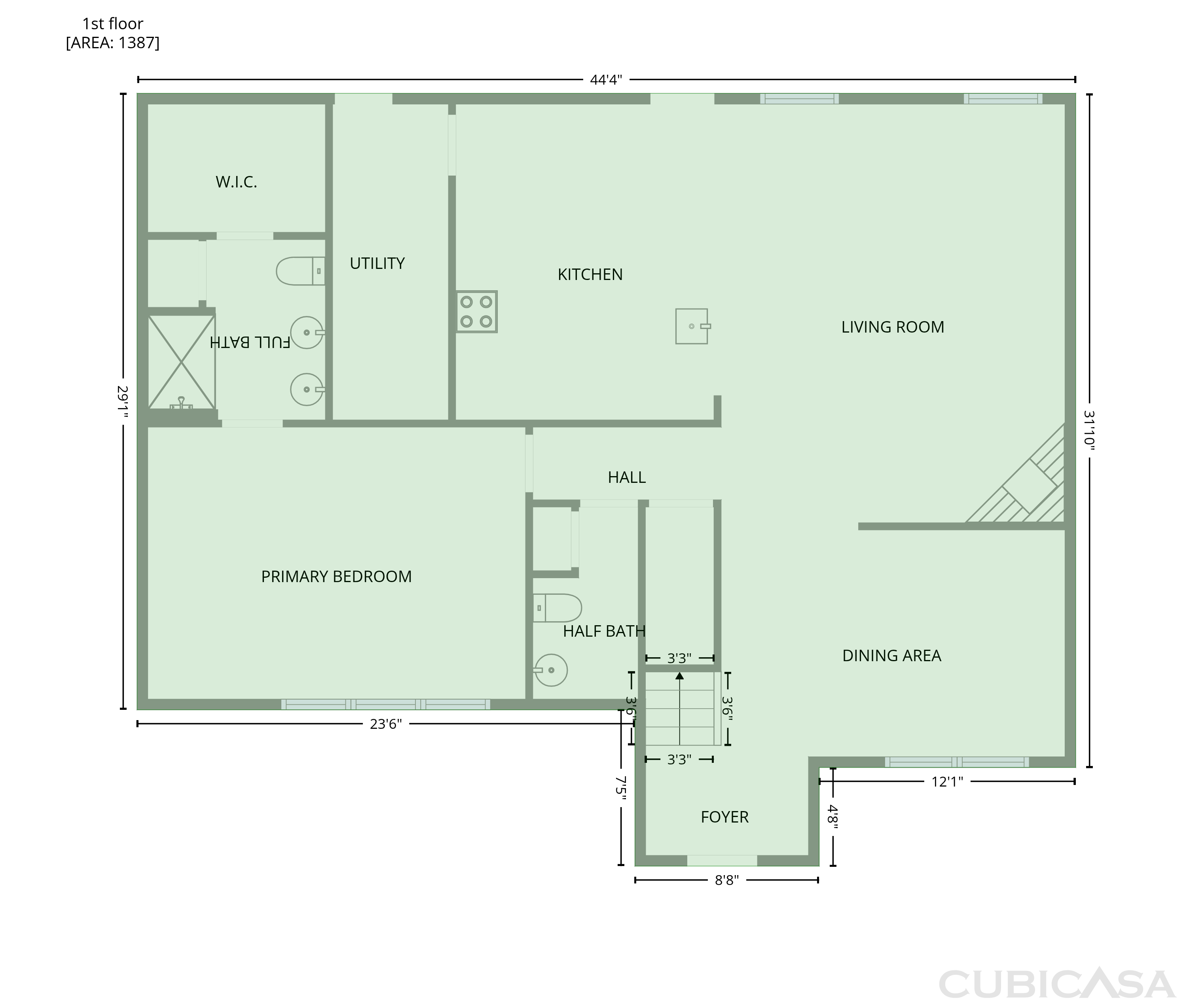 Main Floor of 1213 Maritime Ln, Wylie, TX