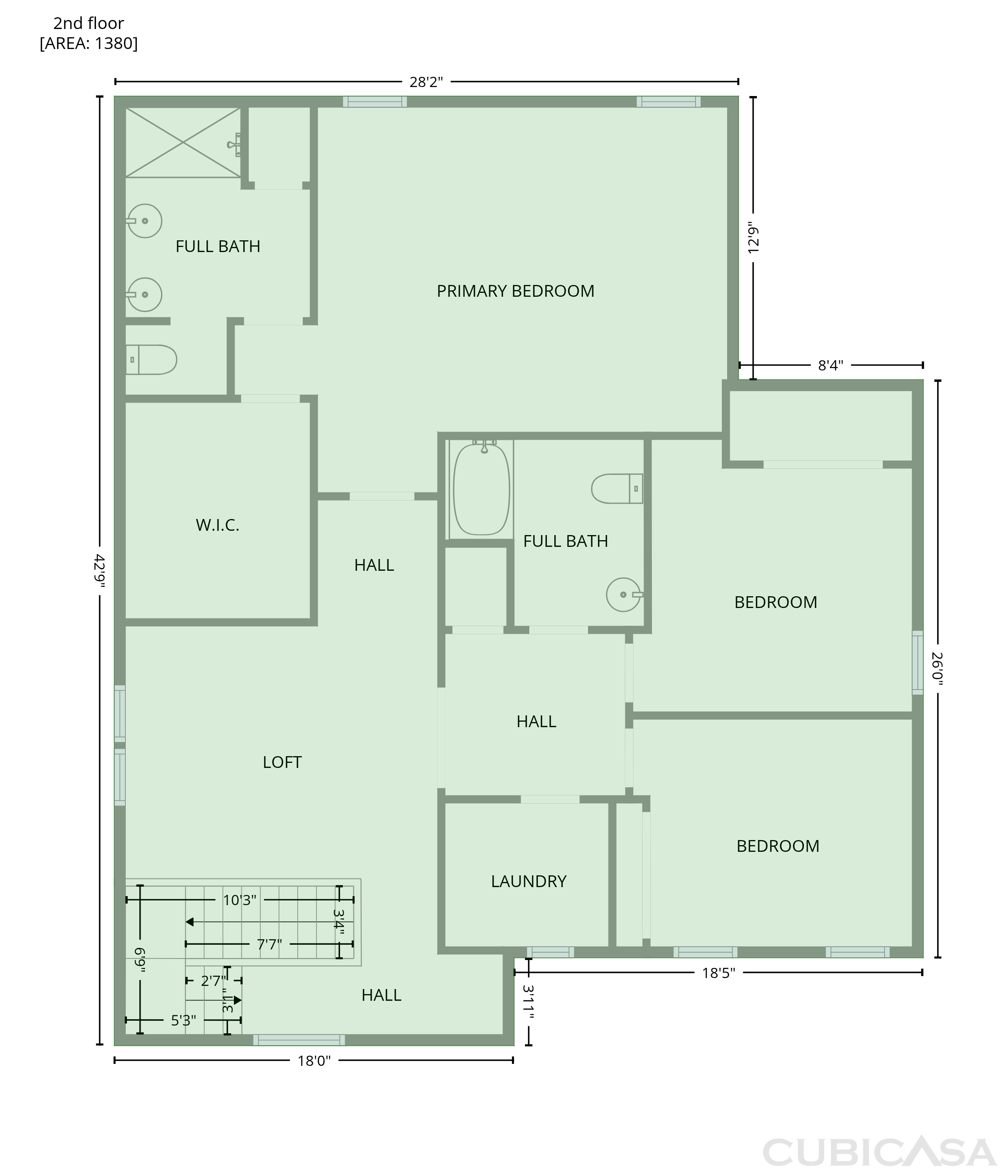 Second Floor of 6603 Angelina St, Las Vegas, NV