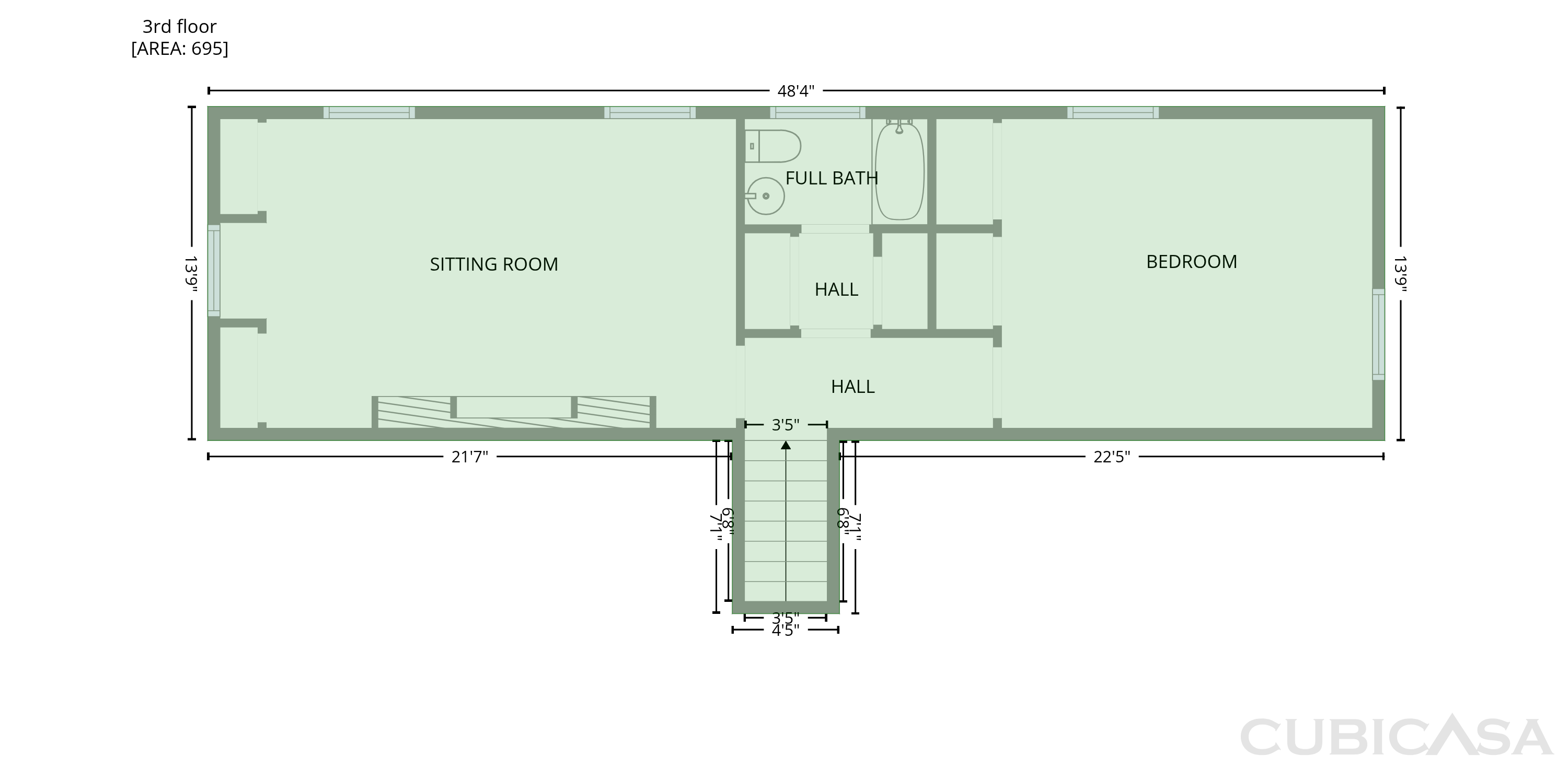 Third Floor of 706 Crescent Dr, Cherryville, NC