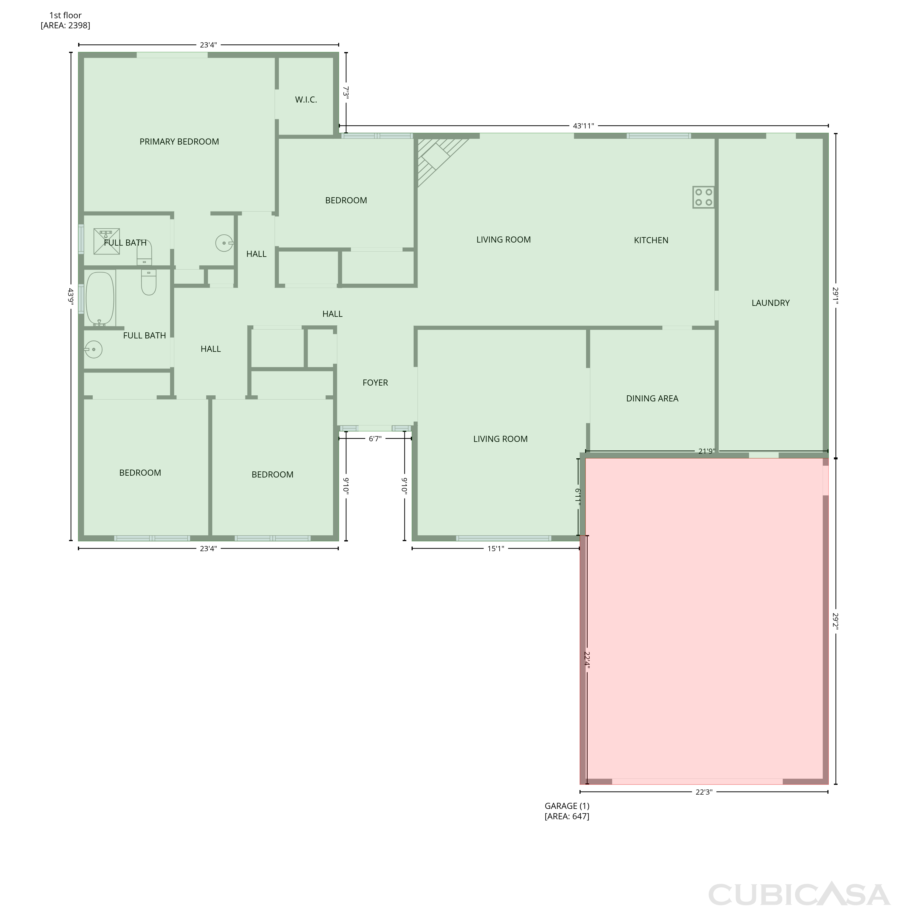 Main Floor of 8941 E Rosewood St, Tucson, AZ