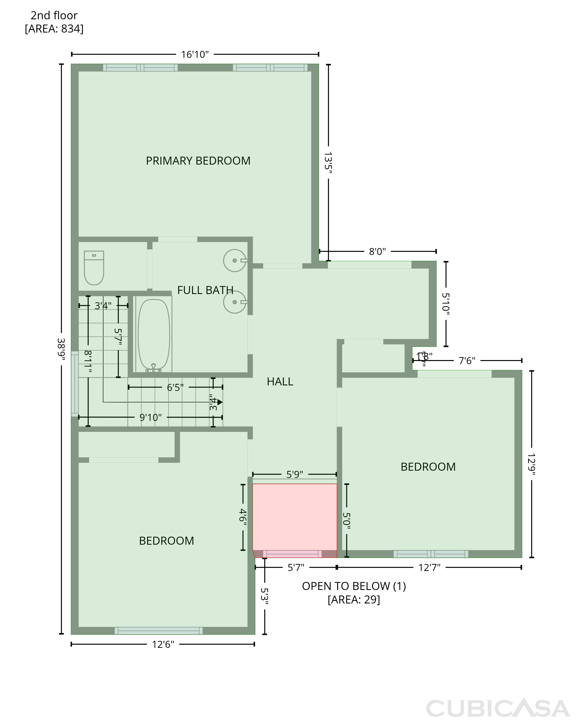 Third Floor of 310 Mansfield Way, Stockbridge, GA