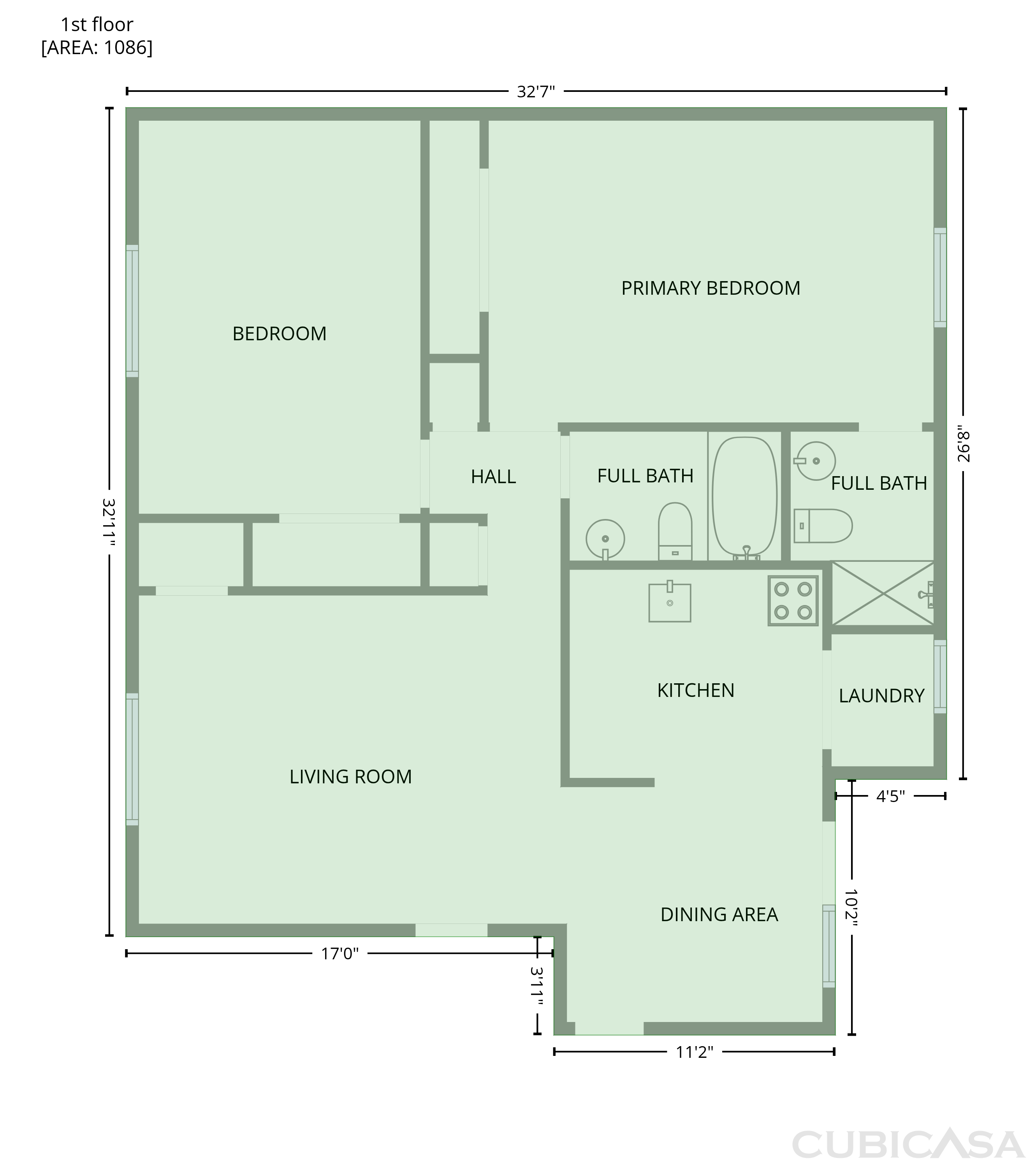 Main Floor of 2020 Stoney Point Ln, Charlotte, NC