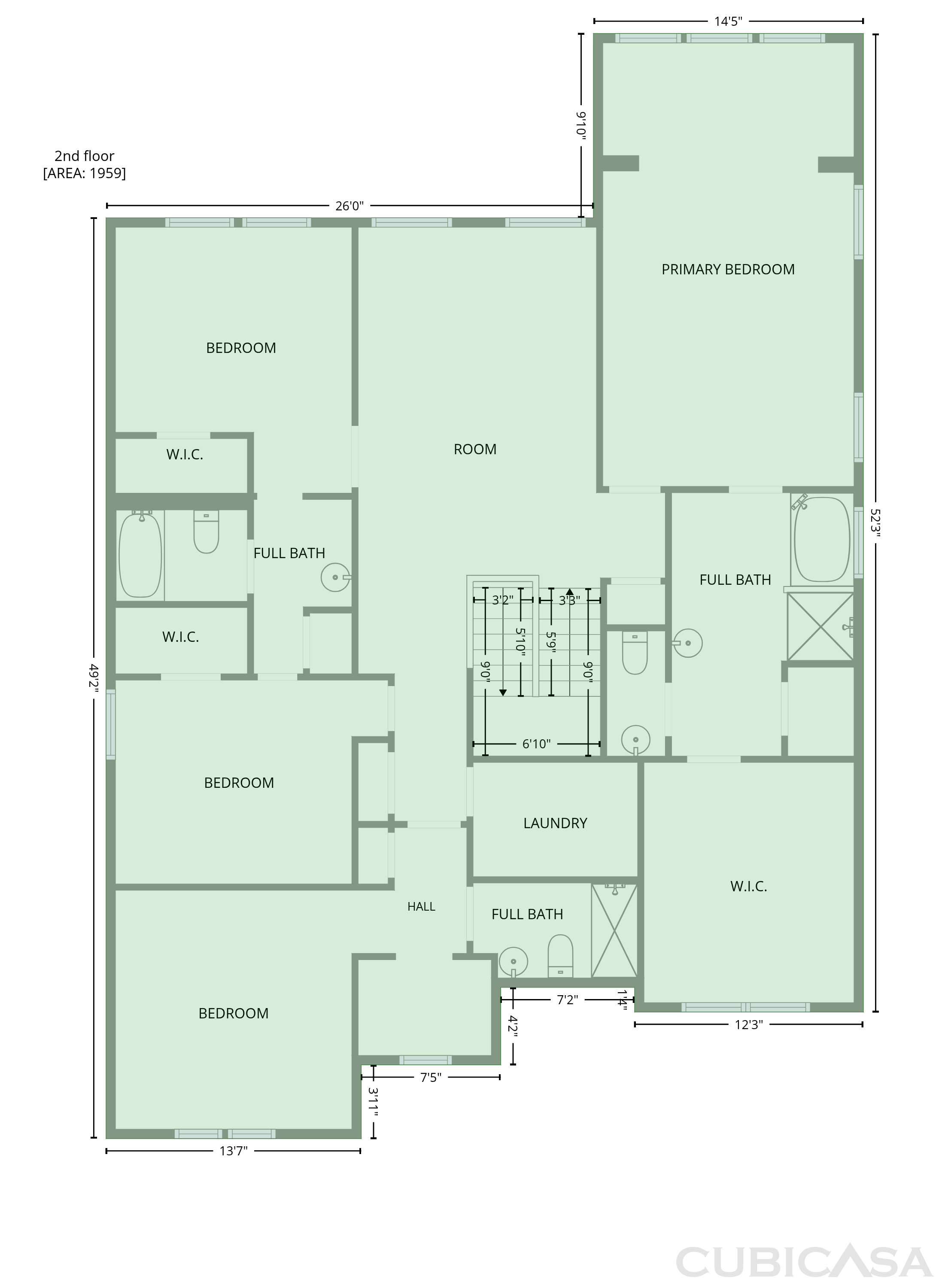 Second Floor of 3219 Shirecrest Ln, Dacula, GA
