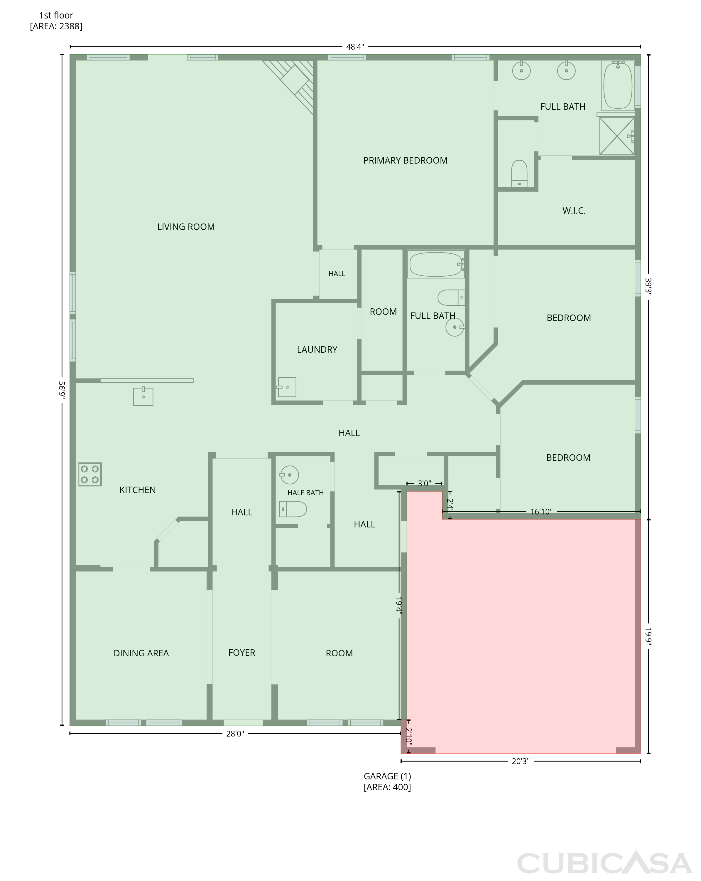 Main Floor of 2221 Holden Ave SW, Concord, NC