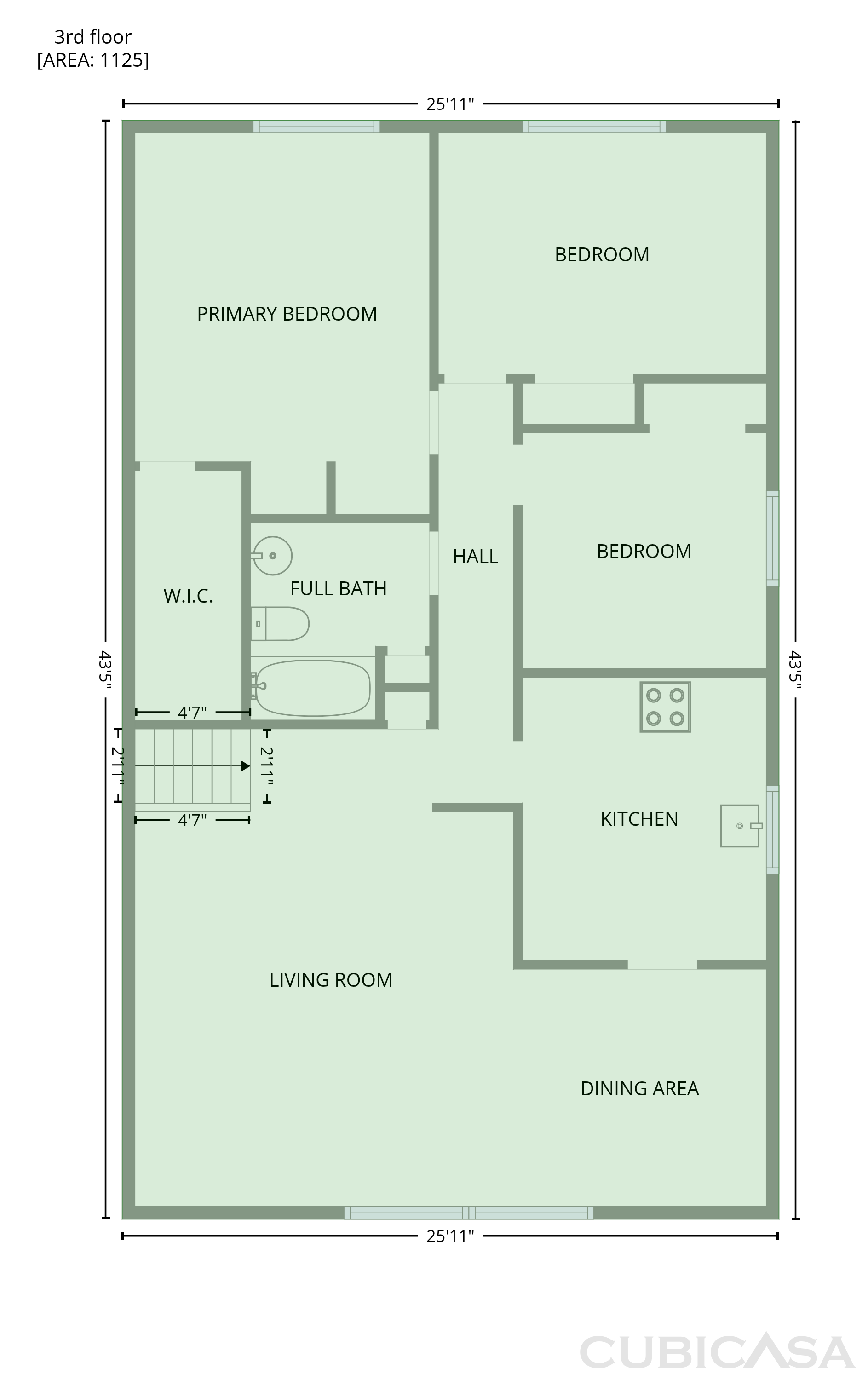 Third Floor of 724 Squire St, Colorado Springs, CO