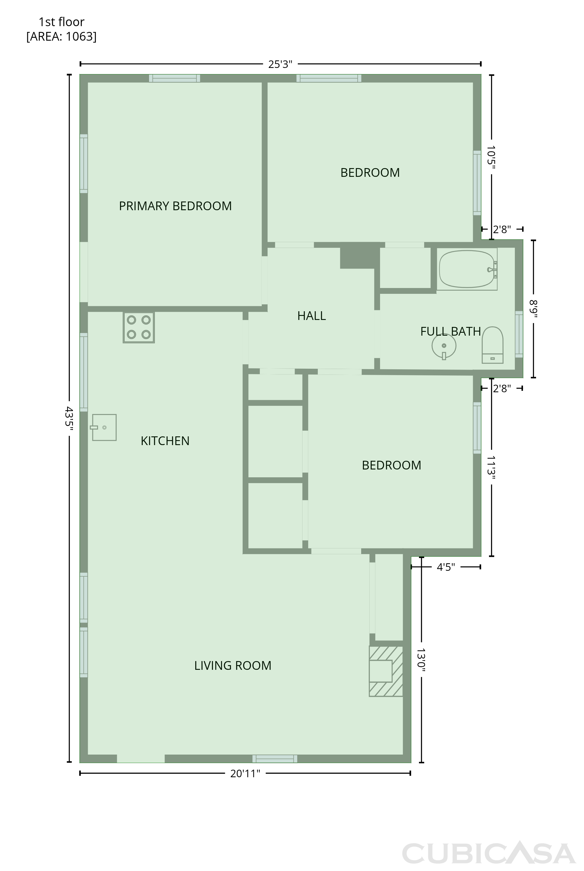Main Floor of 1612 Beech St, Goldsboro, NC